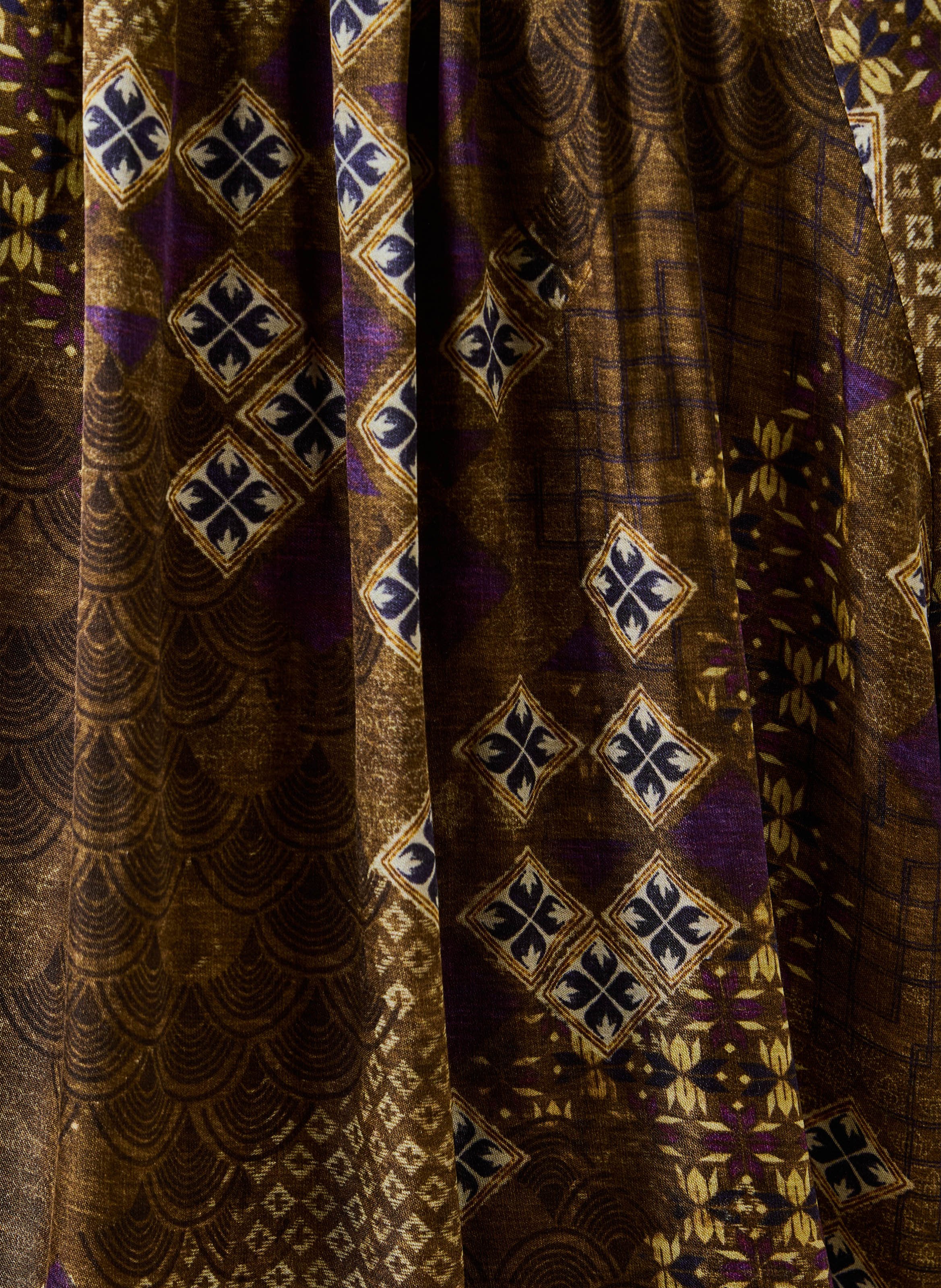Chemise col rond LA FEE MARABOUTEE Multicolore