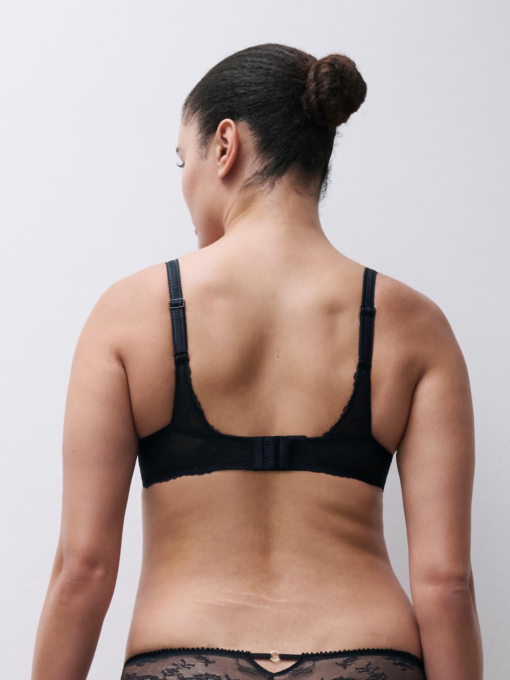Demi-cup bra | Black CHANTELLE Women