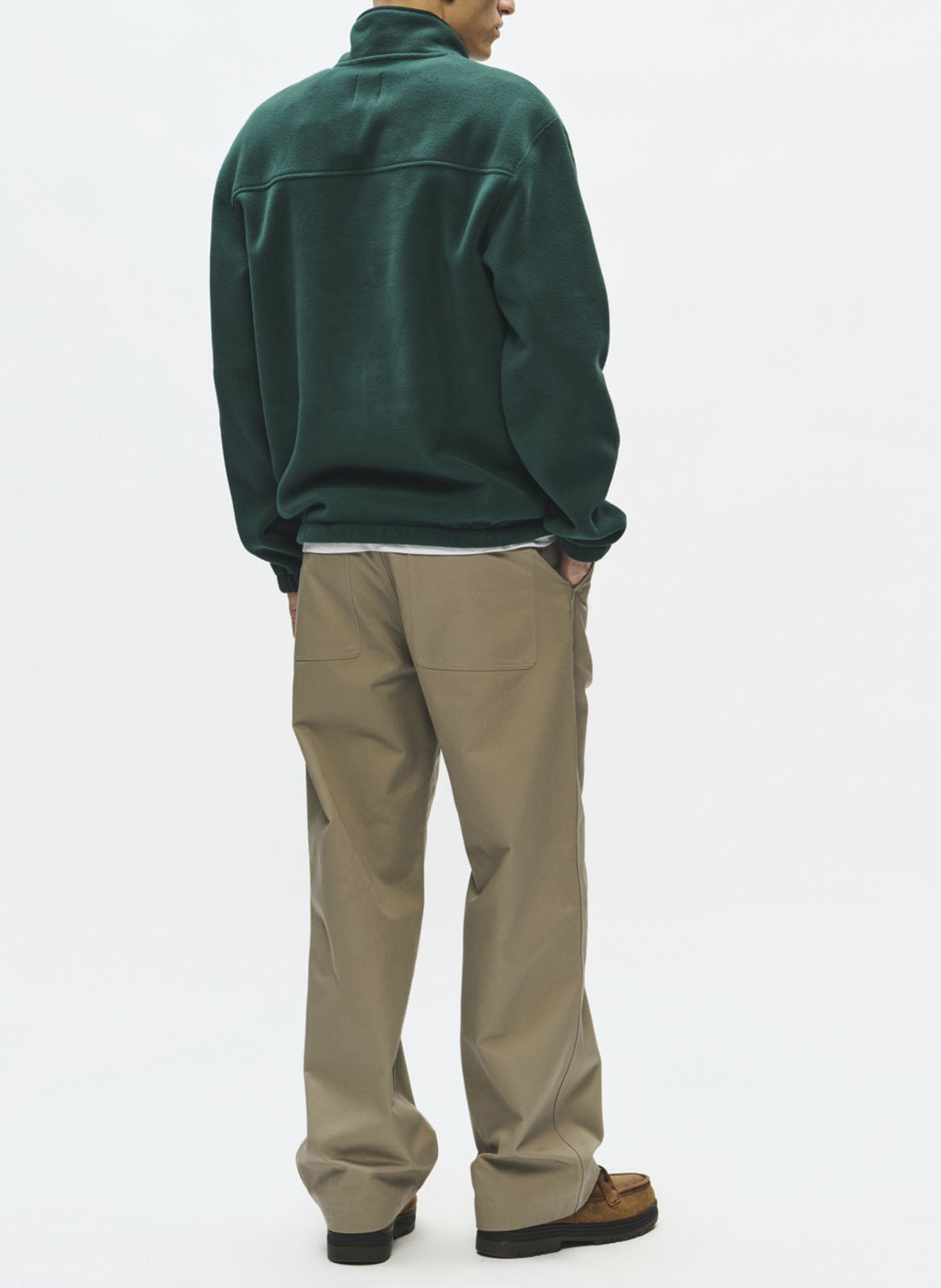 Pantalon droit en coton mélangé | Beige WOOD WOOD Homme