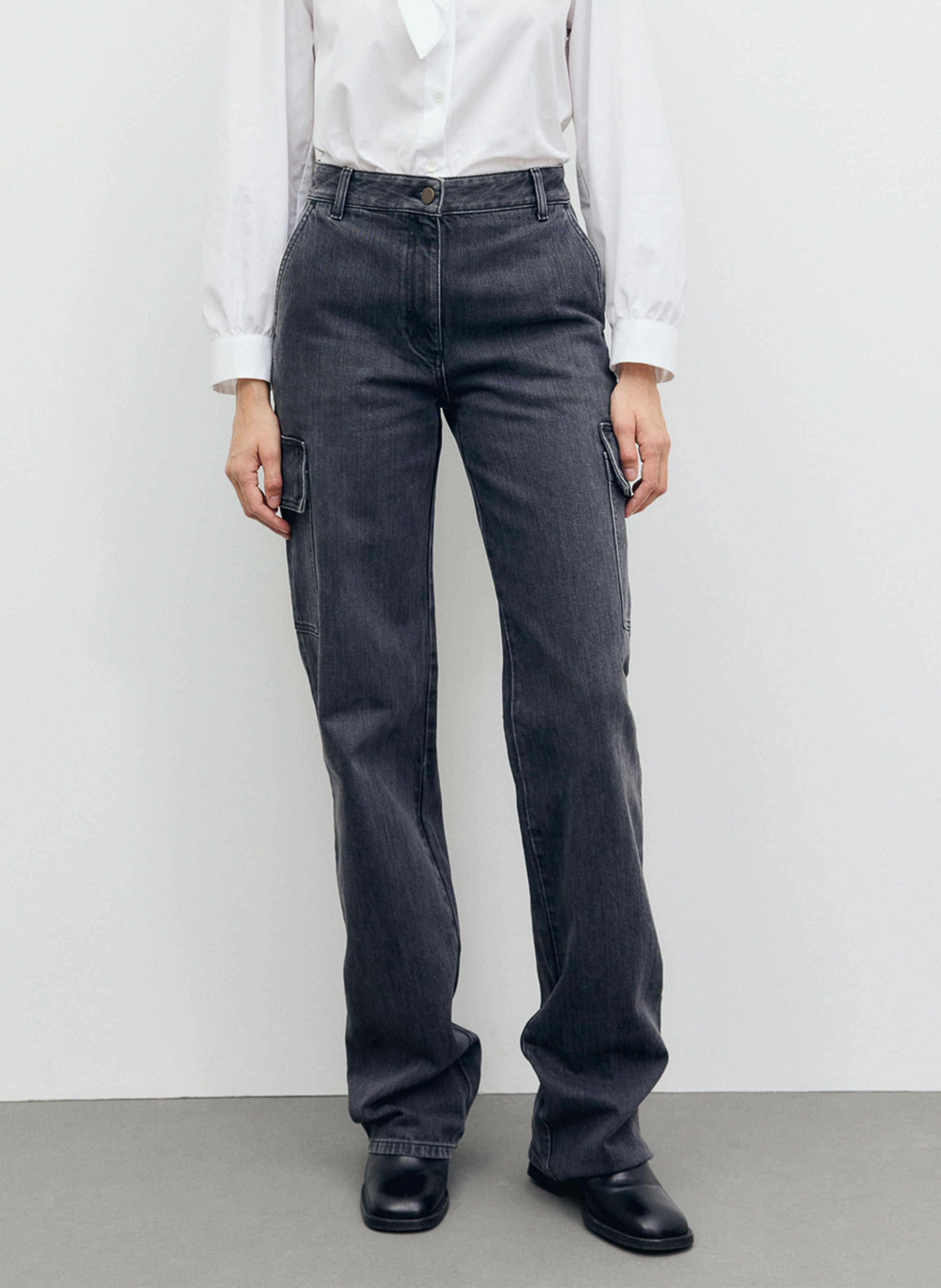 Straight Cut Jeans aus Baumwoll-Mix GERARD DAREL Grau