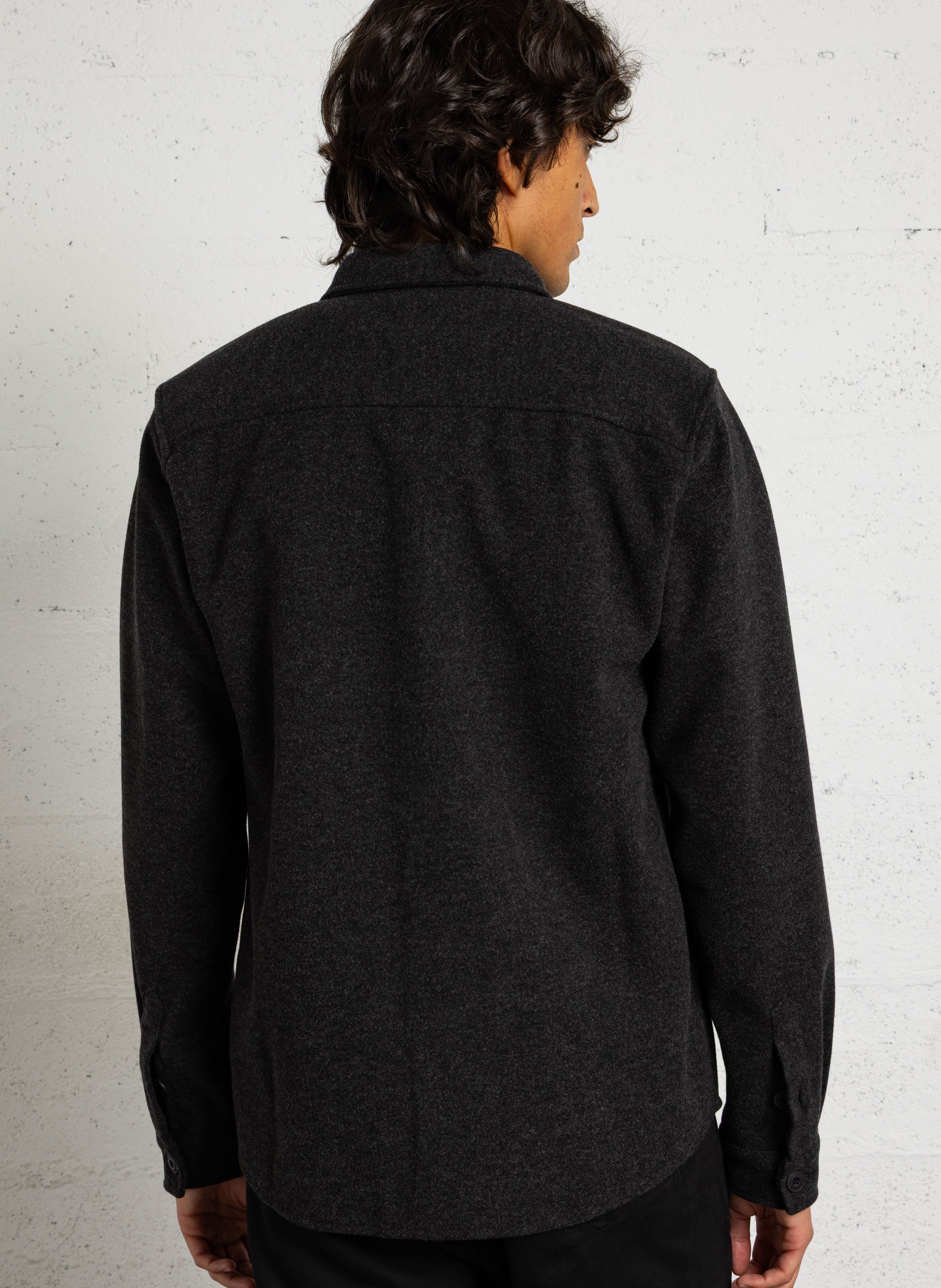 Straight shirt with classic collar LE TEMPS DES CERISES Grey