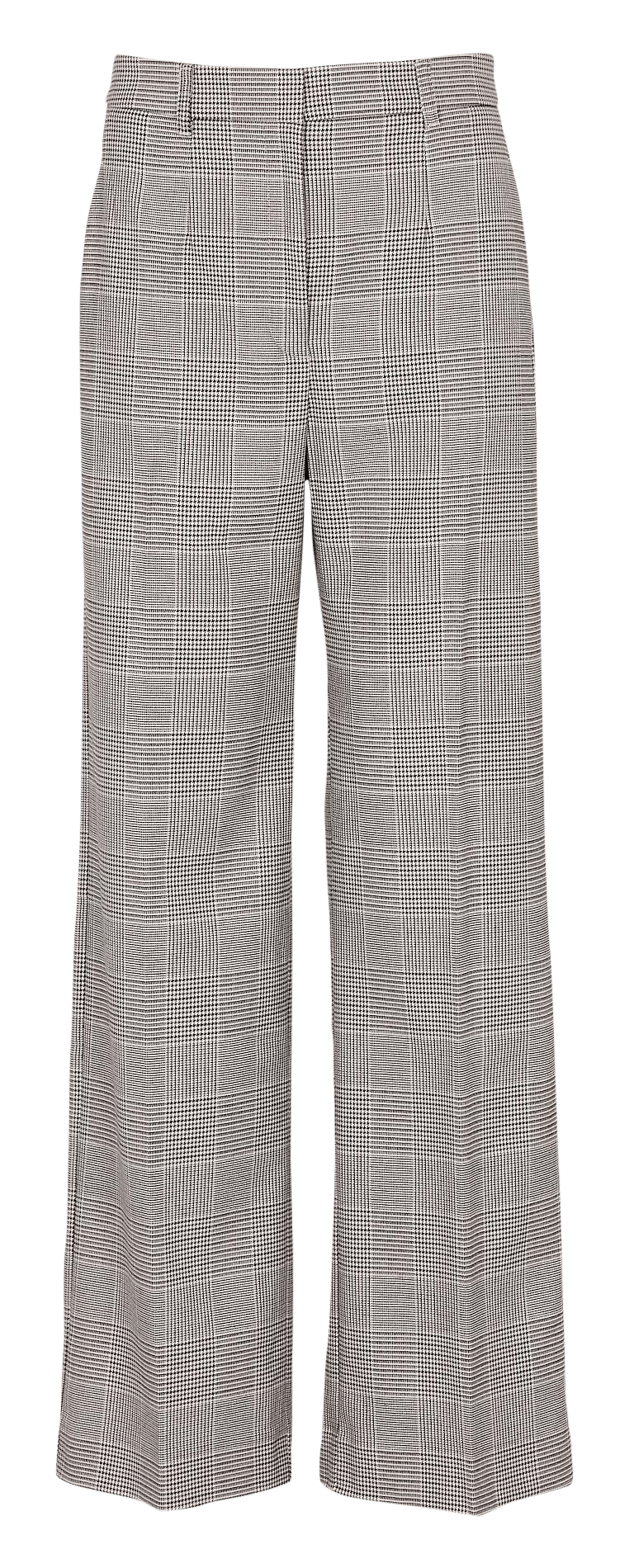 Gerade geschnittene Hose mit Hahnentrittmuster KOOKAI Grau
