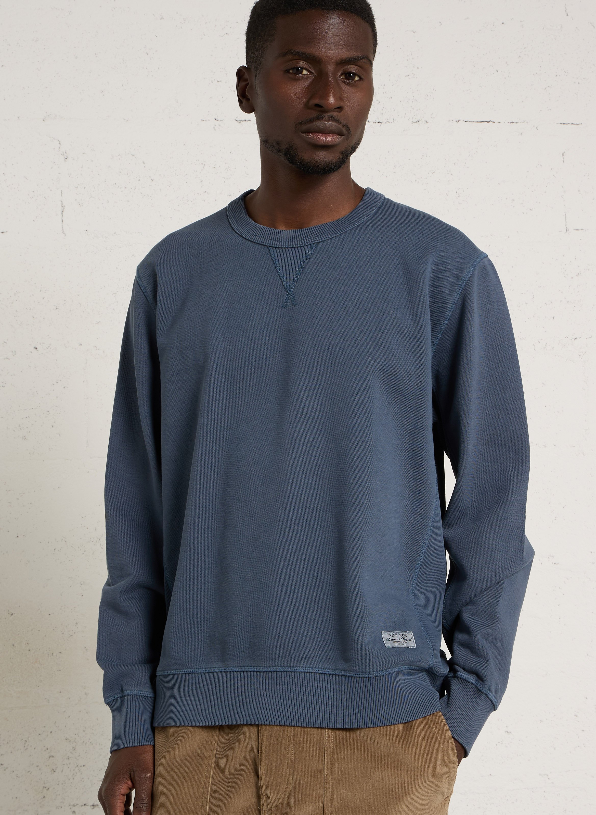 Sweat droit col rond uni PEPE JEANS