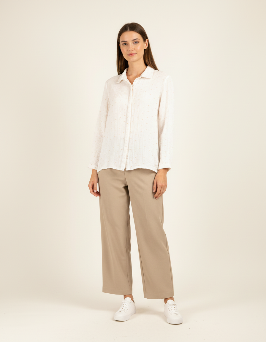Blouse Laura Laval - Seconde Main White