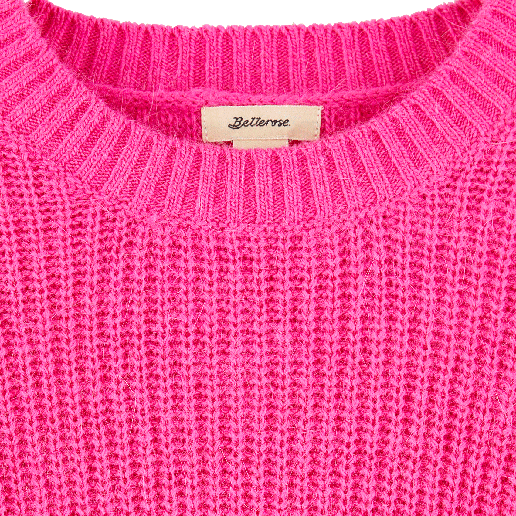 Round-neck straight sweater BELLEROSE Pink