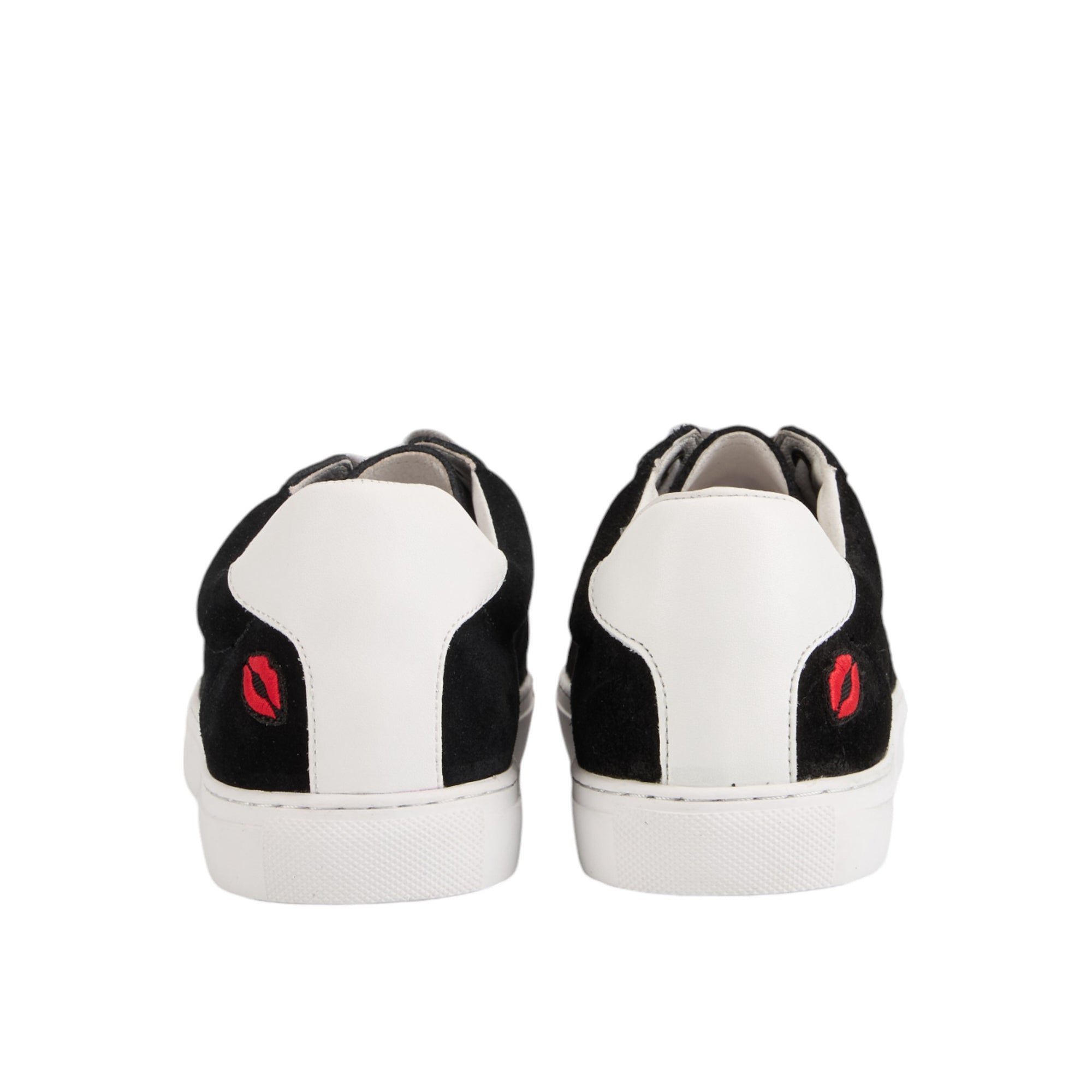 Jimmy leather sneakers BONS BAISERS PARIS Black