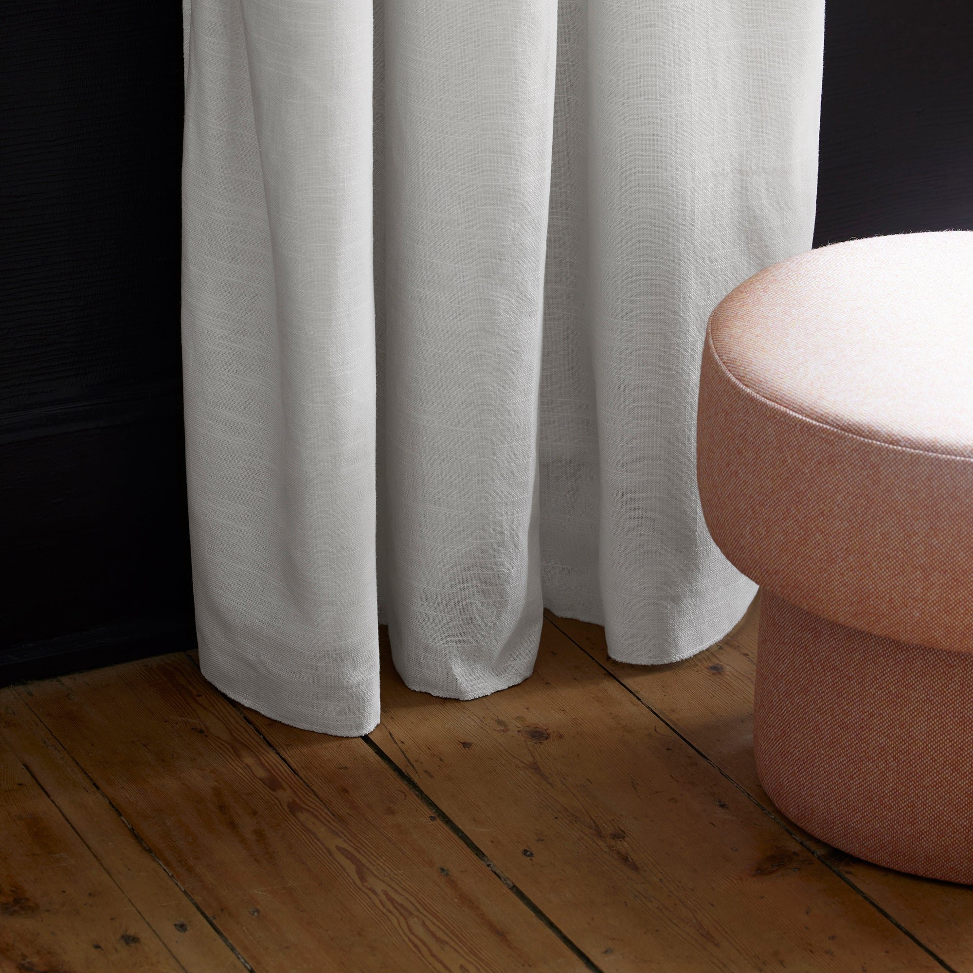 BELLAVISTA - Lined black-out curtain with eyelets MADURA White