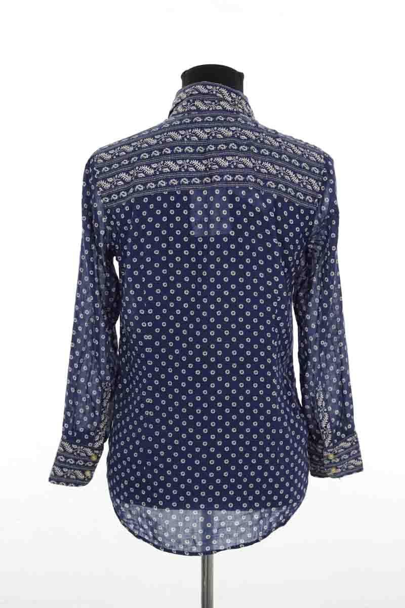 Cotton blouse ISABEL MARANT ÉTOILE - SECONDE MAIN Blue