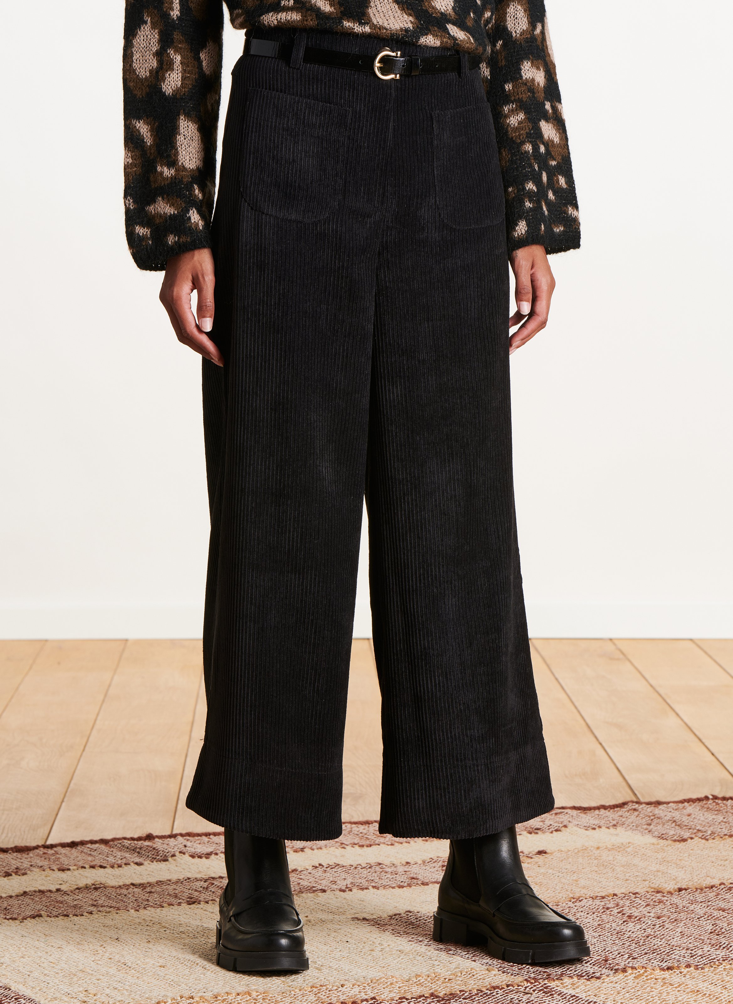 Cropped corduroy pants LA FEE MARABOUTEE