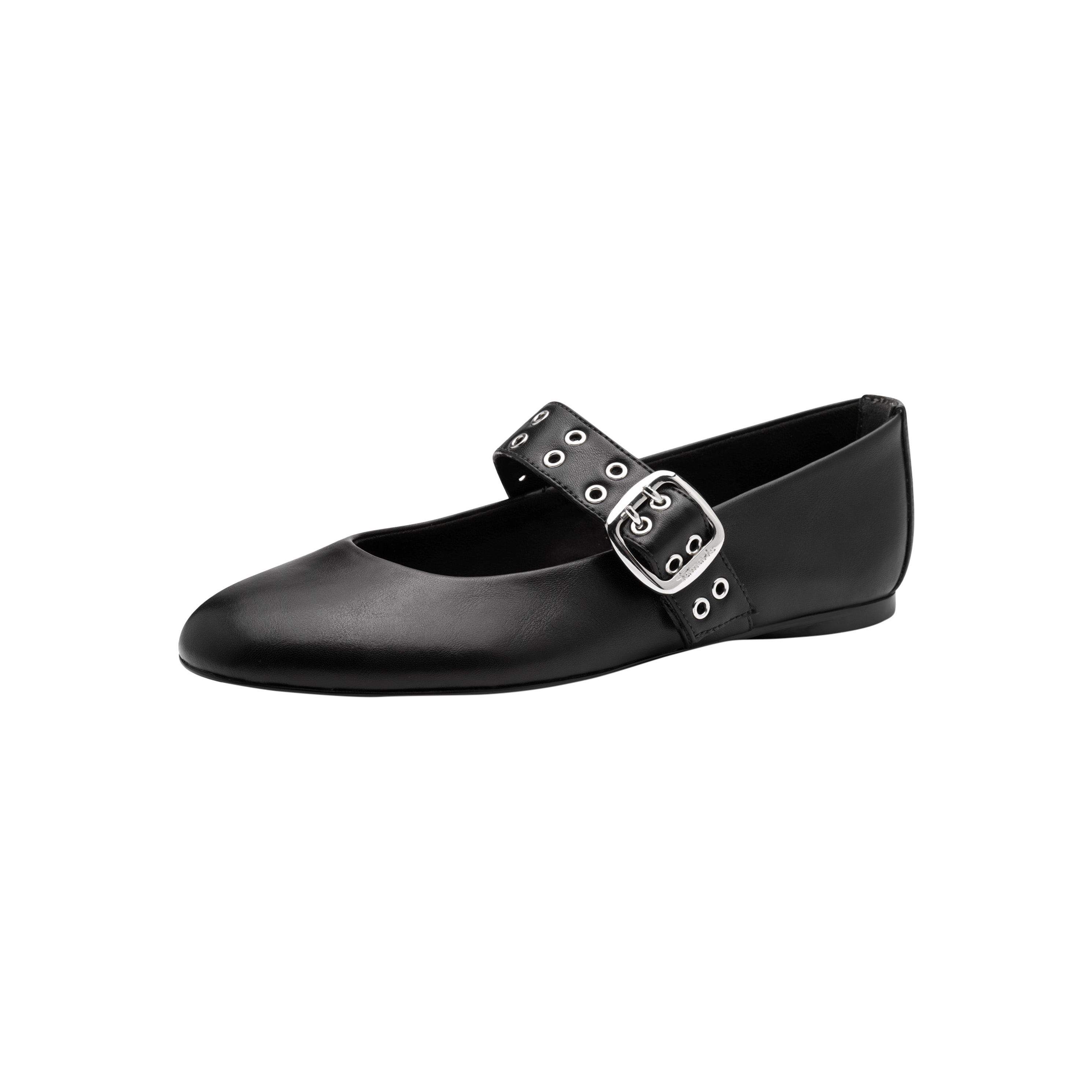 Ballet flats with ankle strap TAMARIS Black