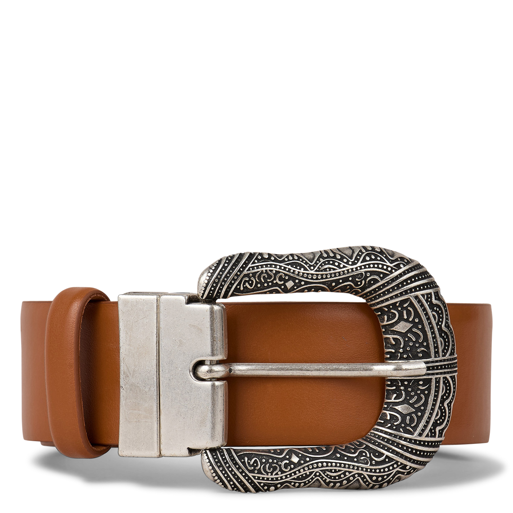 Ceinture en cuir BA&SH Marron