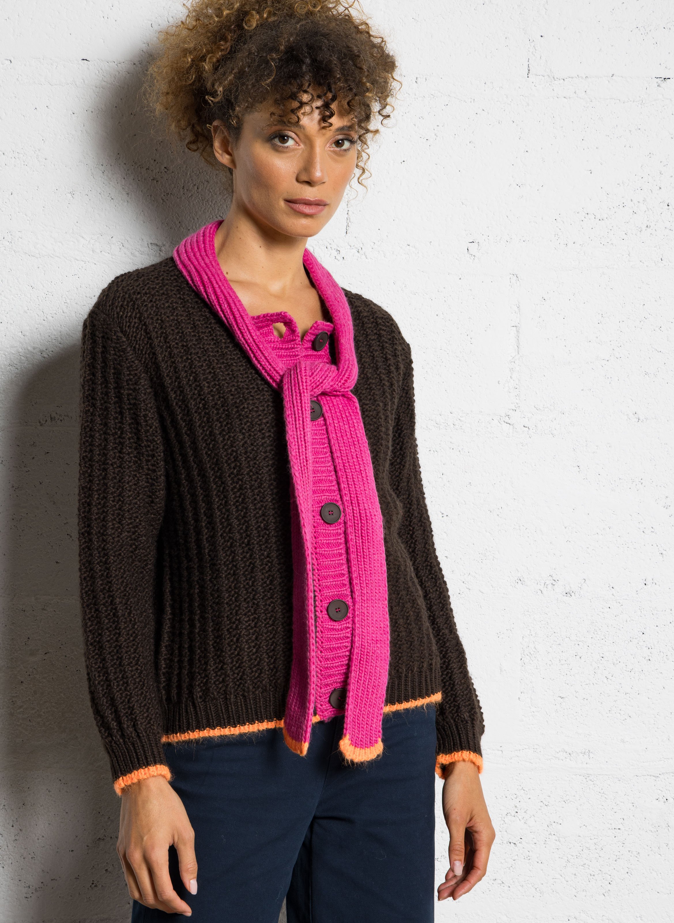 Gilet oversize col rond DR BLOOM