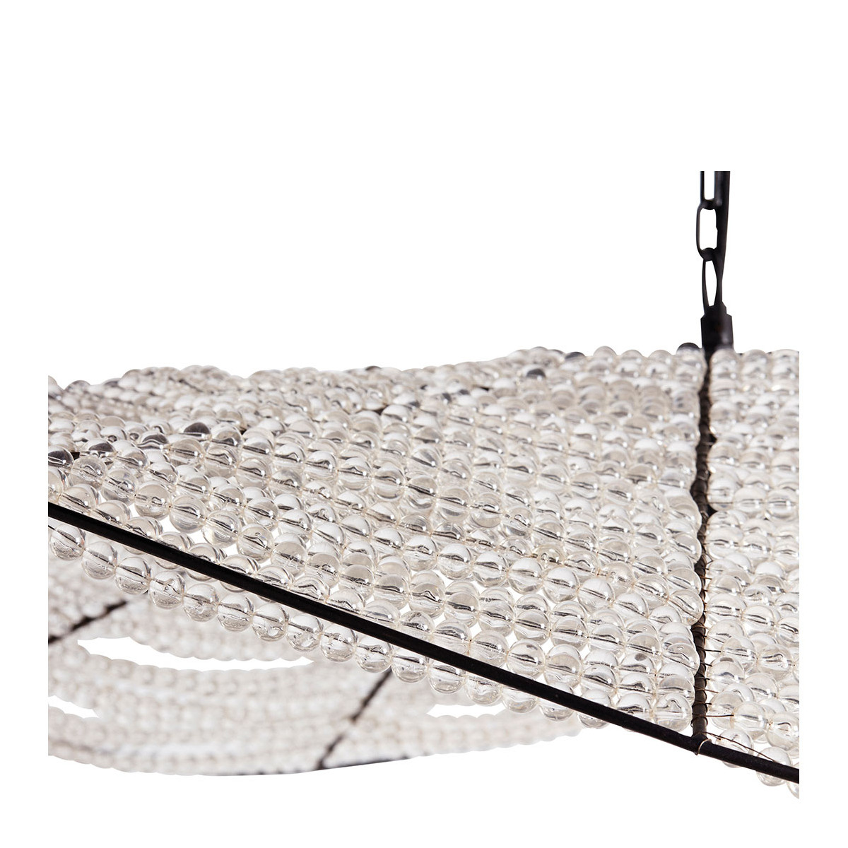 Alba bead suspension - ø 90 cm BLANC D'IVOIRE Sheer