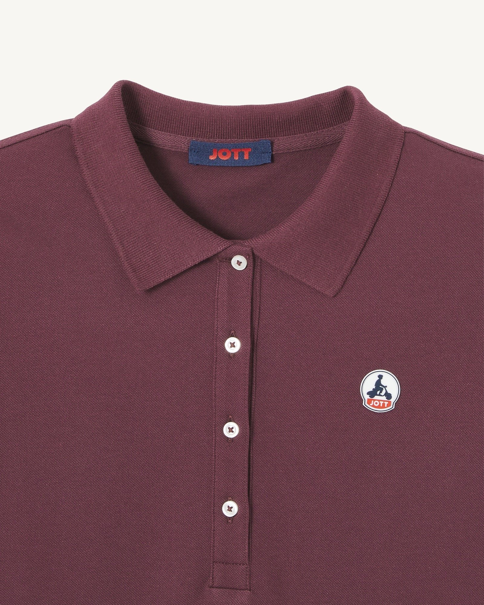 Organic cotton polo JOTT Pink