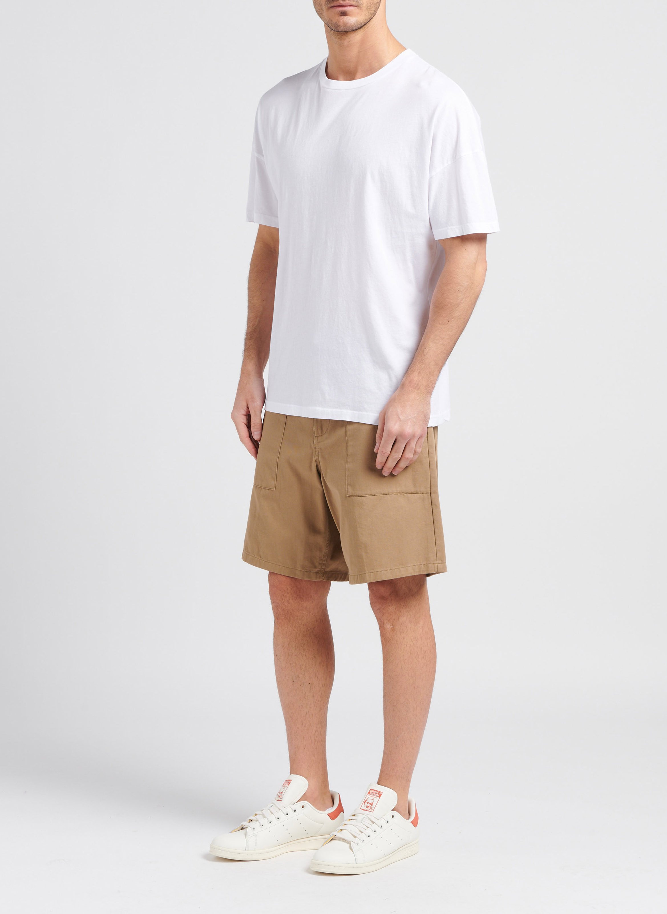 Weite Baumwollshorts FARAH Beige