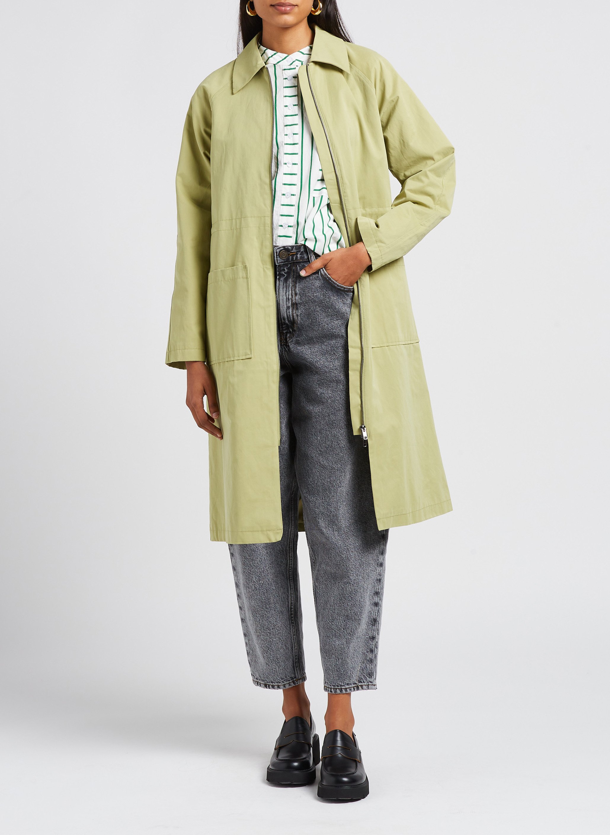 Jas met klassieke kraag MOSS COPENHAGEN Geel