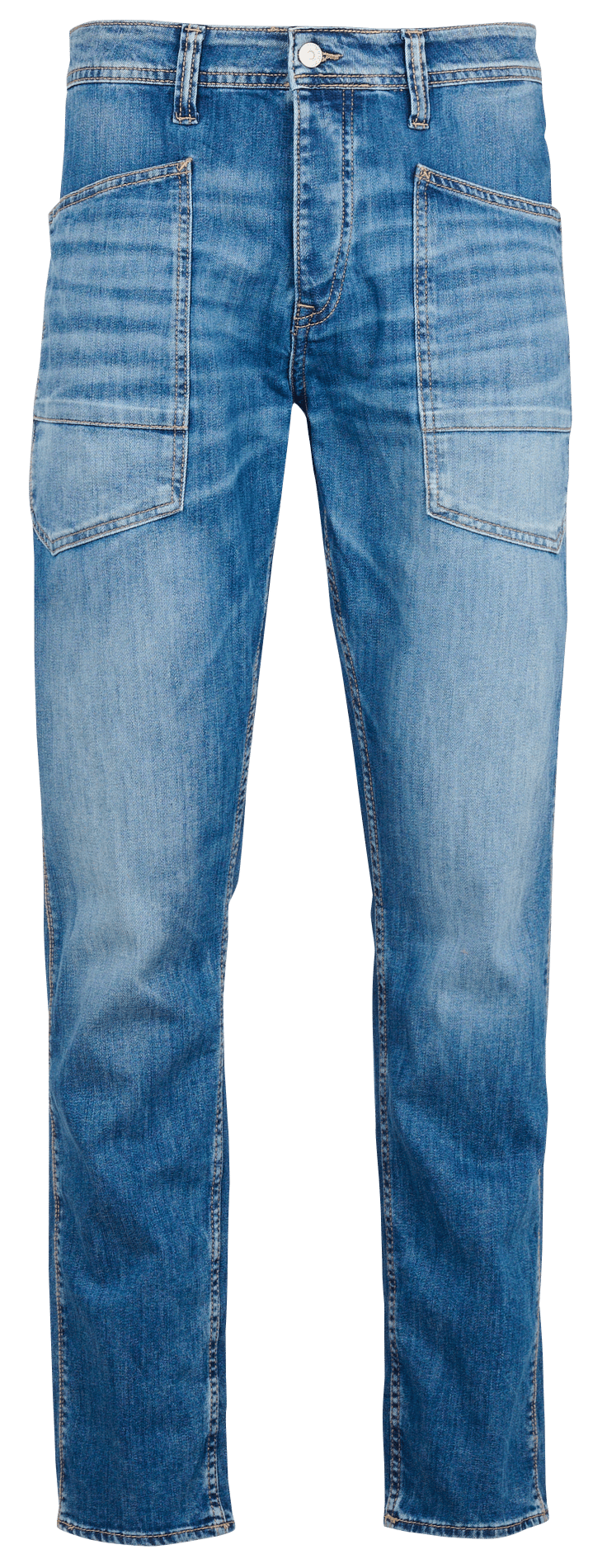 Straight leg jeans, length 34 LE TEMPS DES CERISES Blue