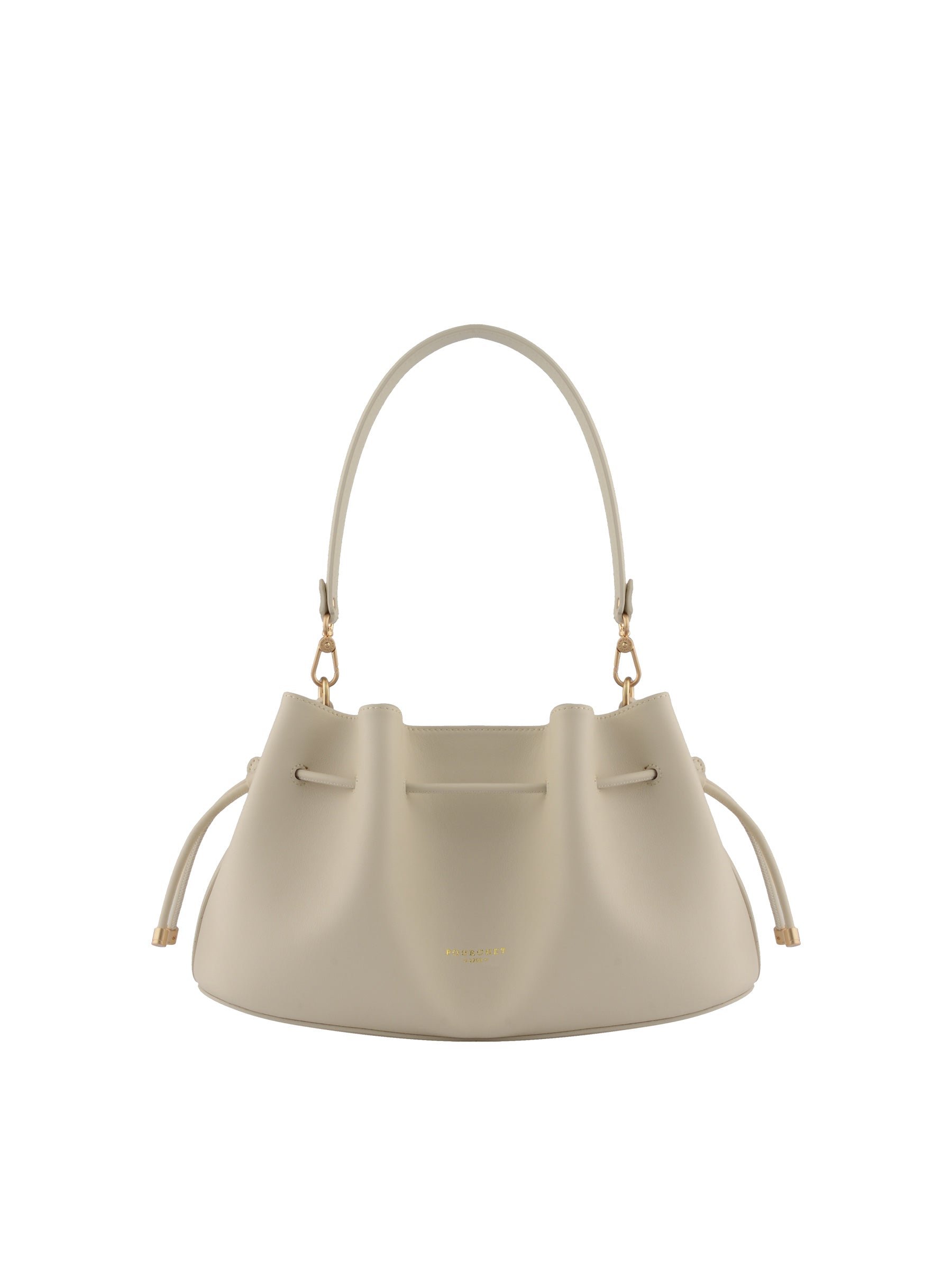 Calfskin leather shoulder bag POURCHET