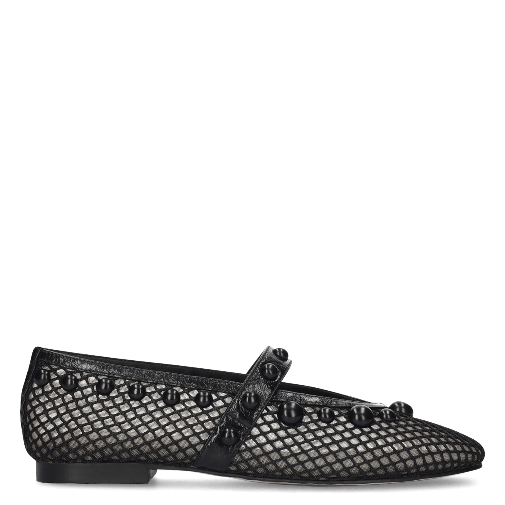 Ballerines plates à détails métalliques BIBI LOU Noir