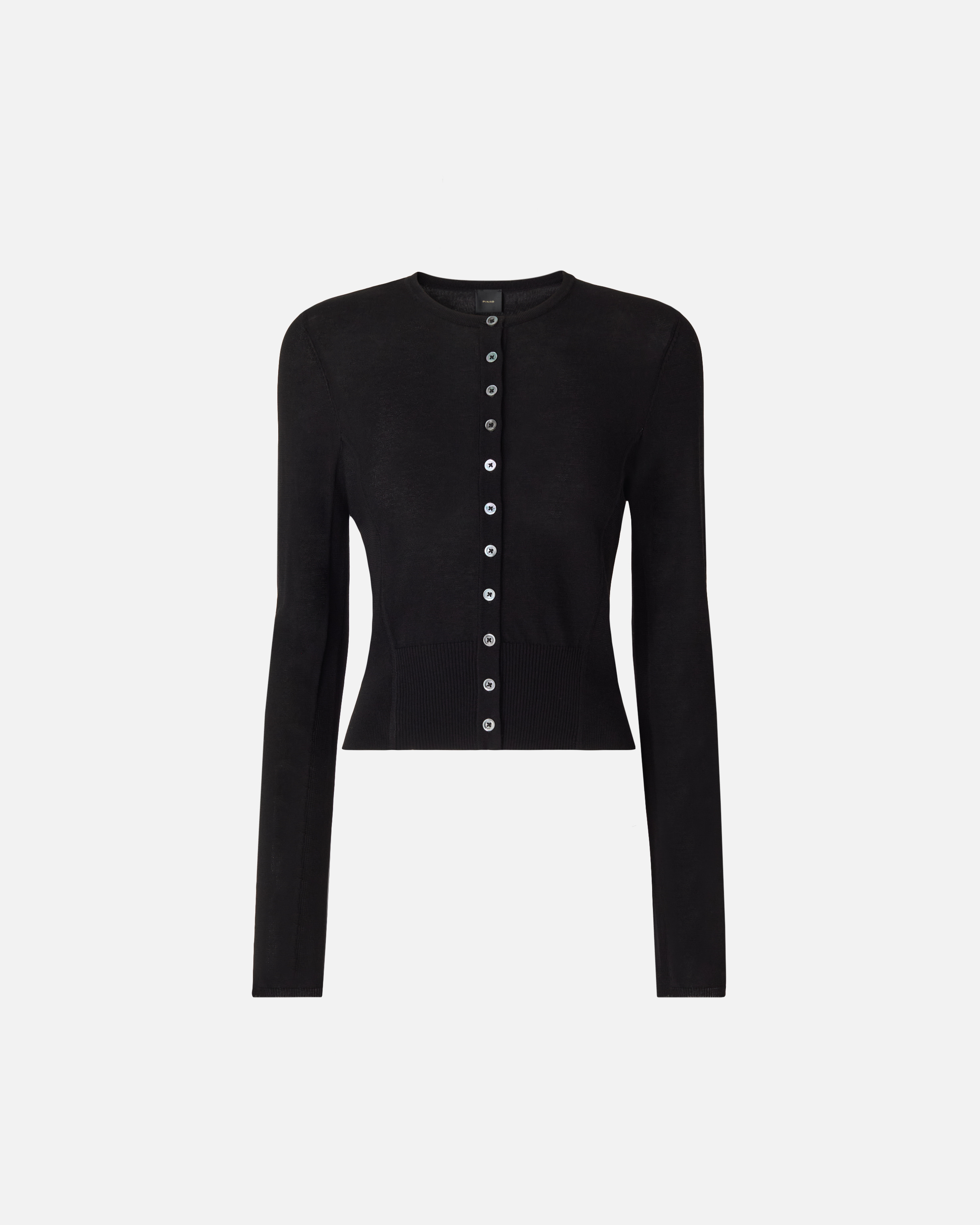 Cardigan avec boutons en nacre PINKO Noir