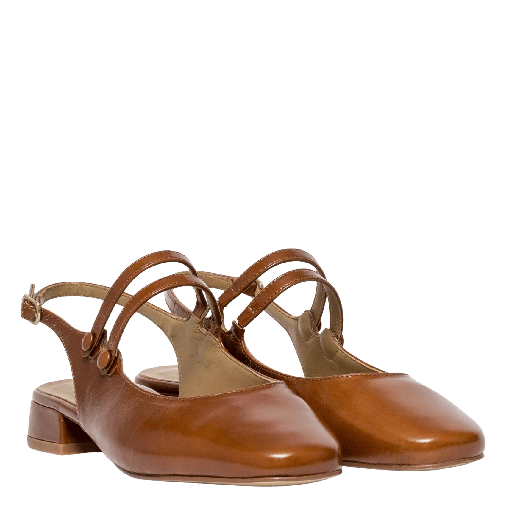 Ballet pumps Brown