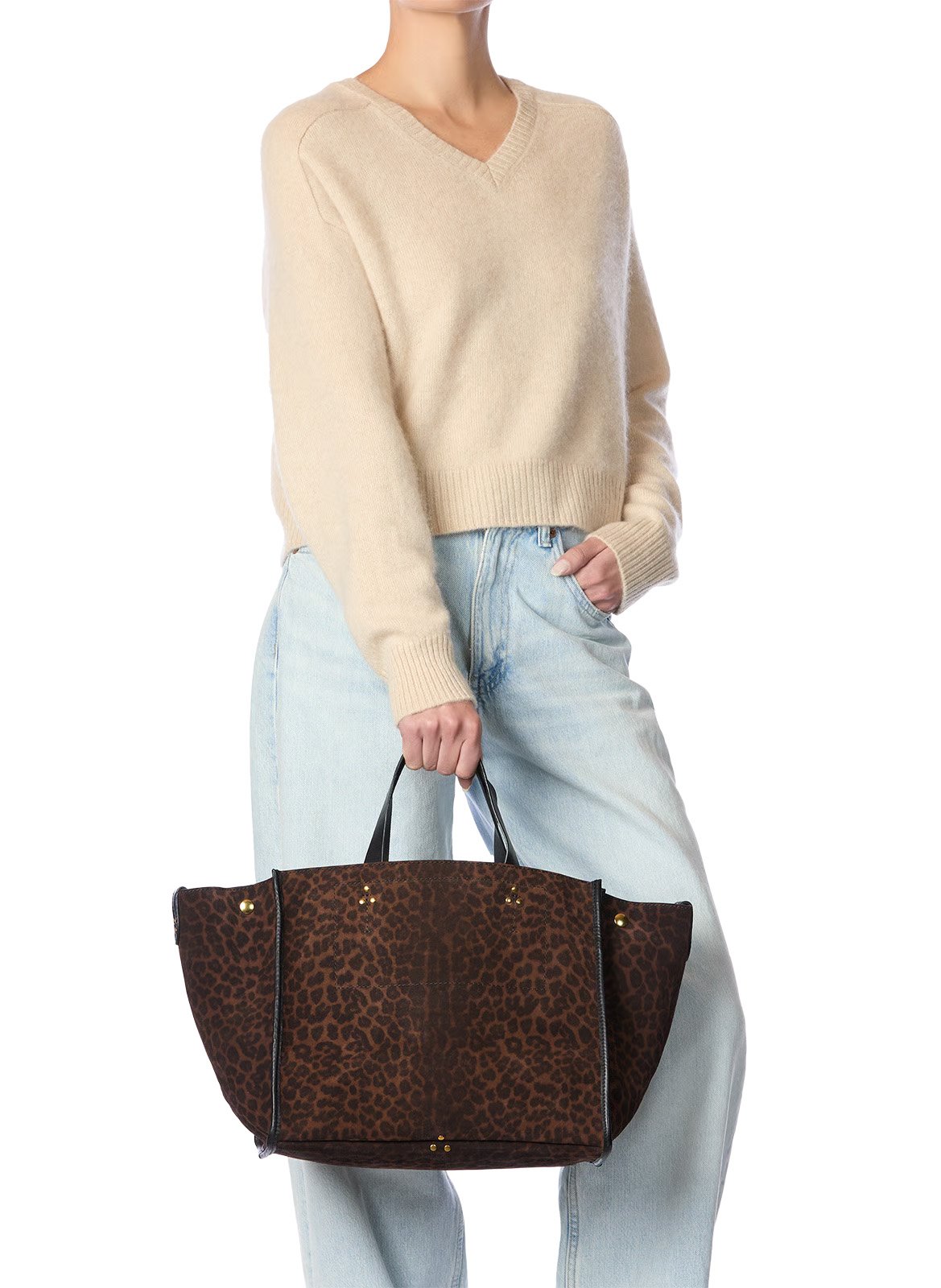 Sac léopard porté épaule  JEROME DREYFUSS Multicolore