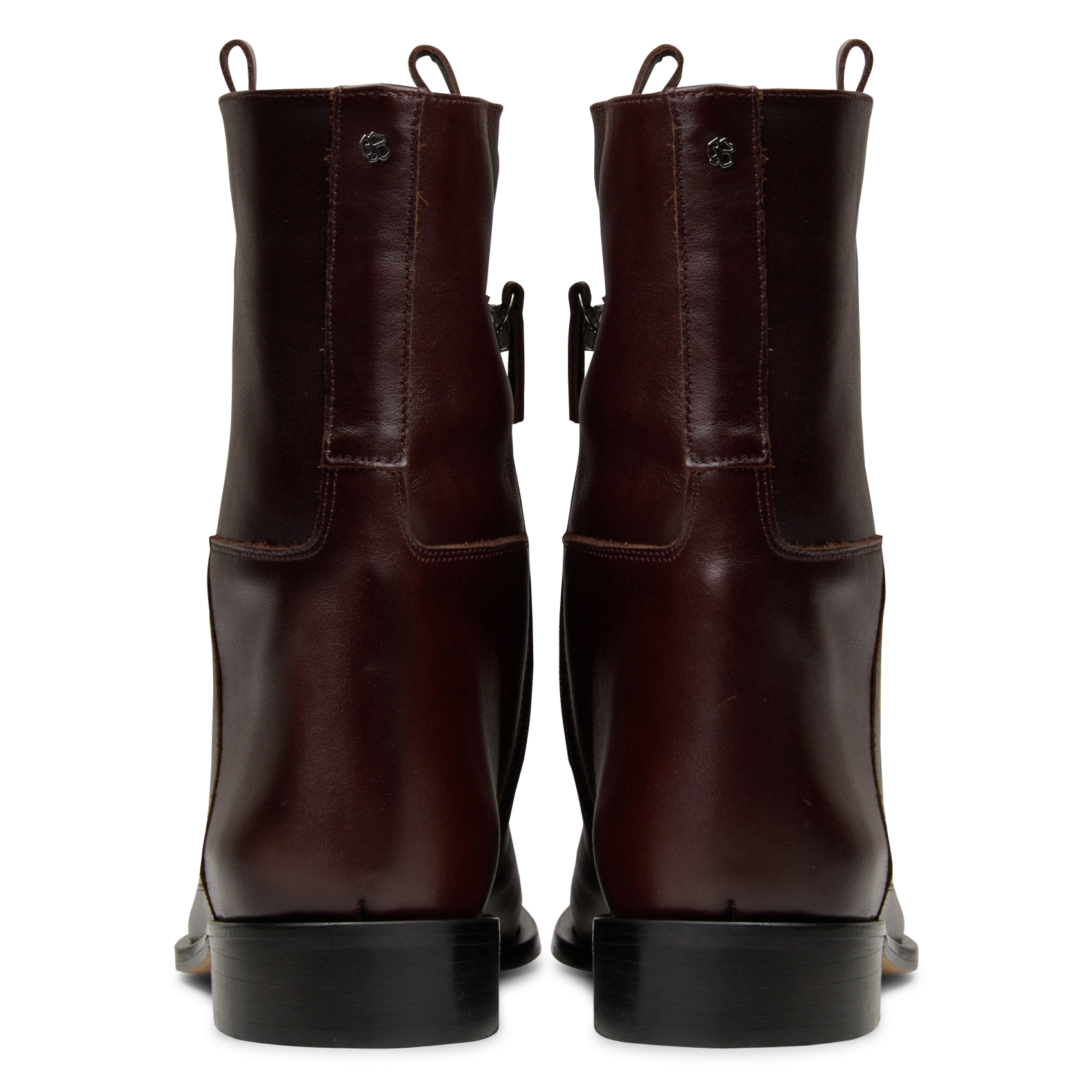 Bottines en cuir ODARE Marron