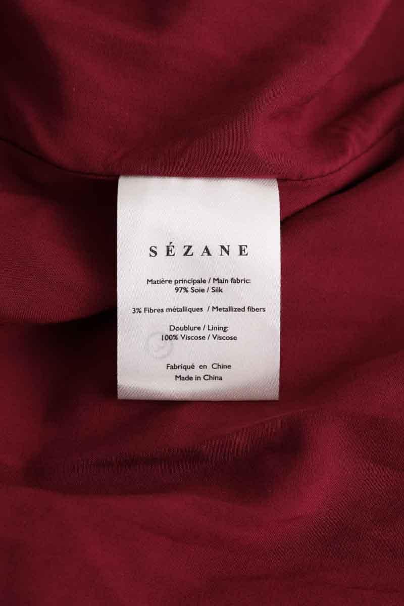 Robe manches longues SEZANE - Seconde main Rouge