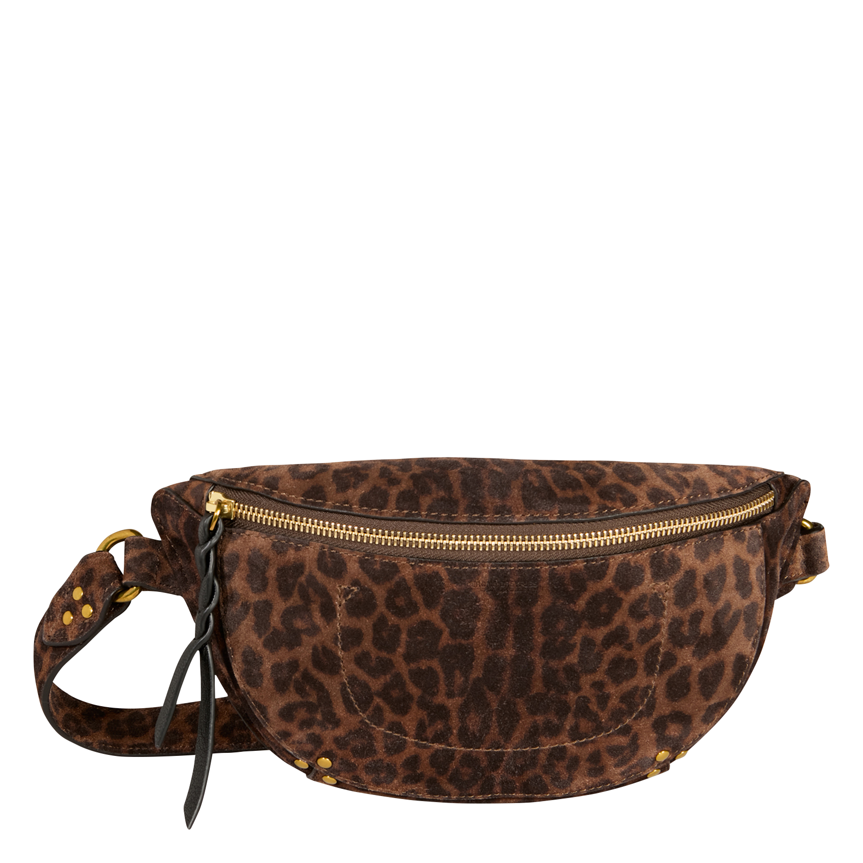 Printed suede waist bag JEROME DREYFUSS Multicolored