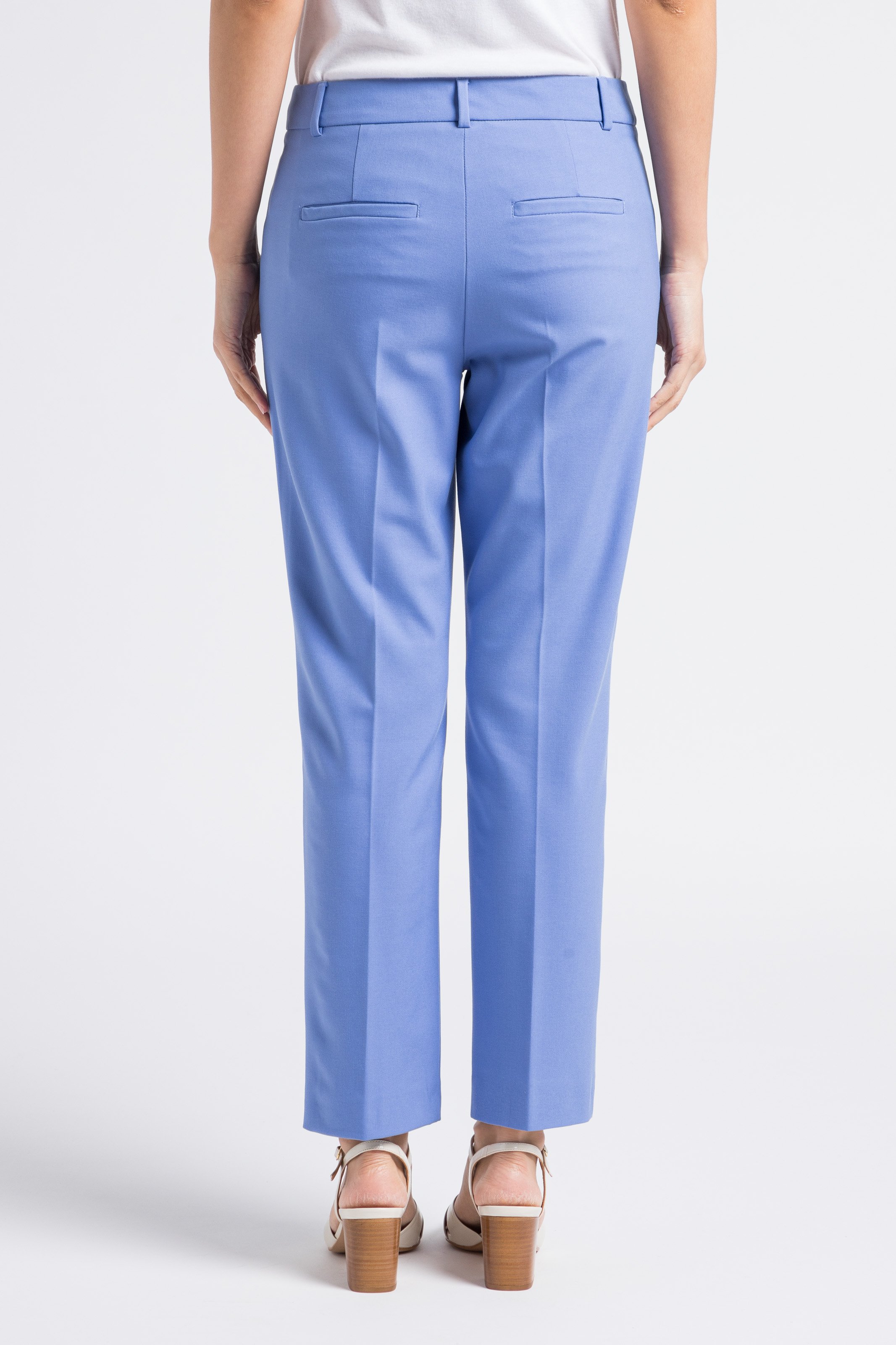 Straight-leg pants MAX&amp;Co. Blue