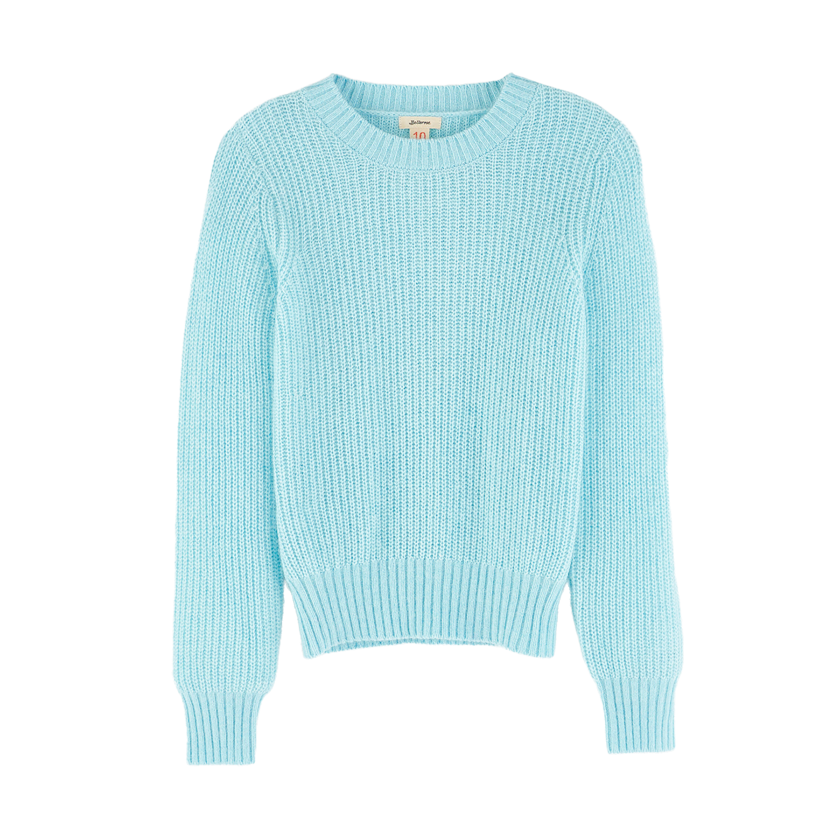 Round-neck straight sweater BELLEROSE Blue