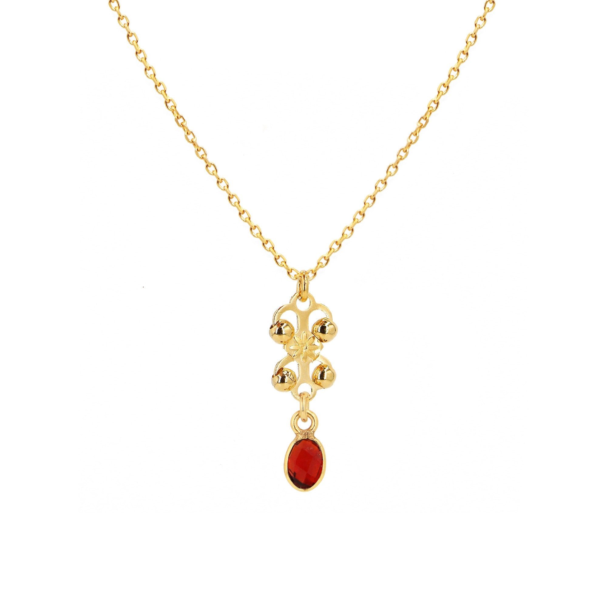 Necklace NILAI Red