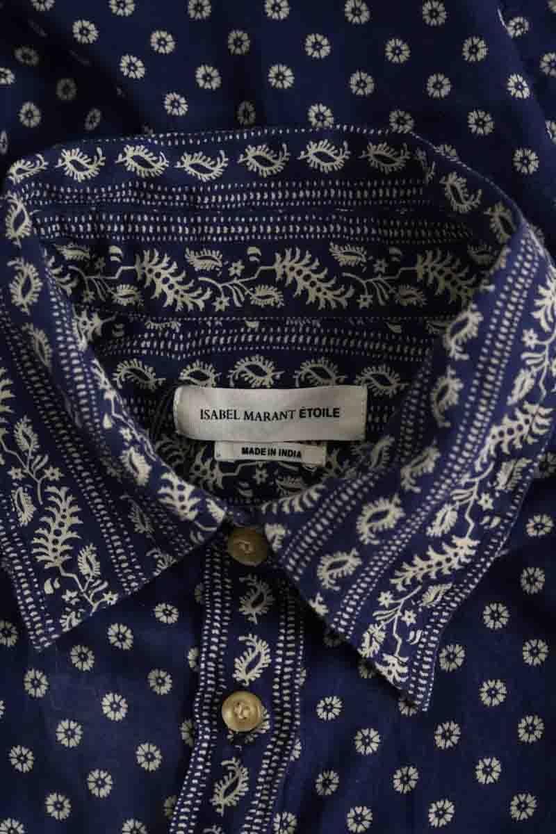 Cotton blouse ISABEL MARANT ÉTOILE - SECONDE MAIN Blue