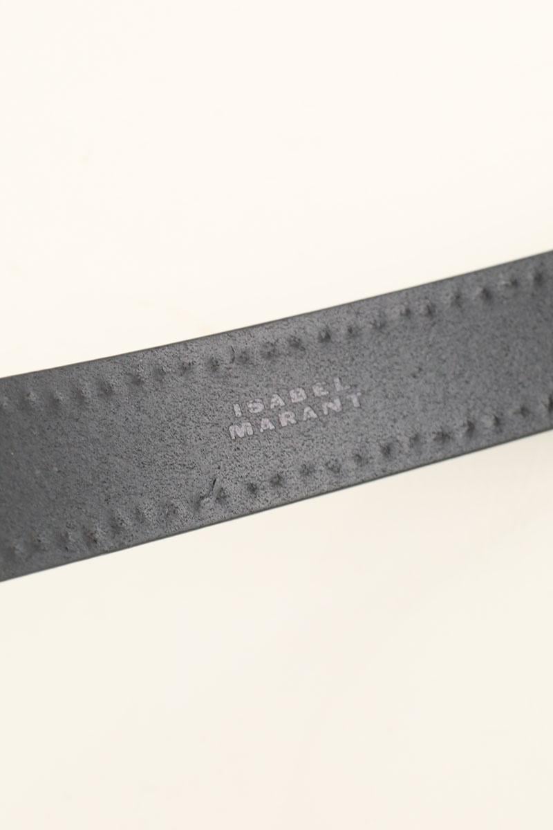 - Buckle closure. - Width: 3 cm.  Black