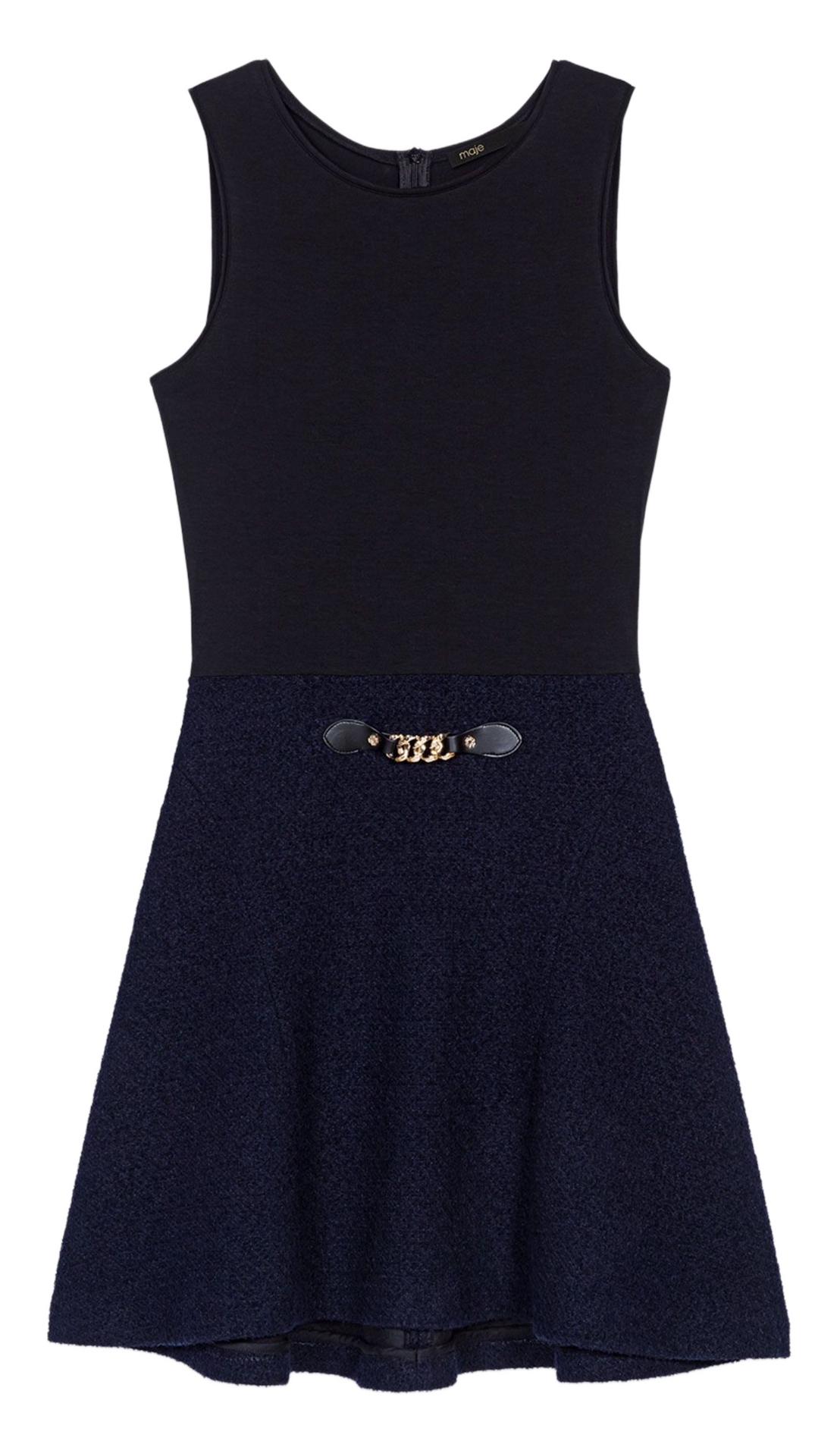 Robe courte 2 en 1 MAJE Bleu