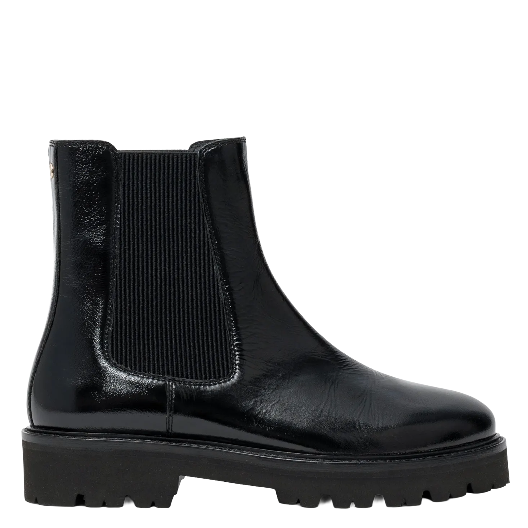 Ariana Bis patent leather ankle boots BOCAGE Black