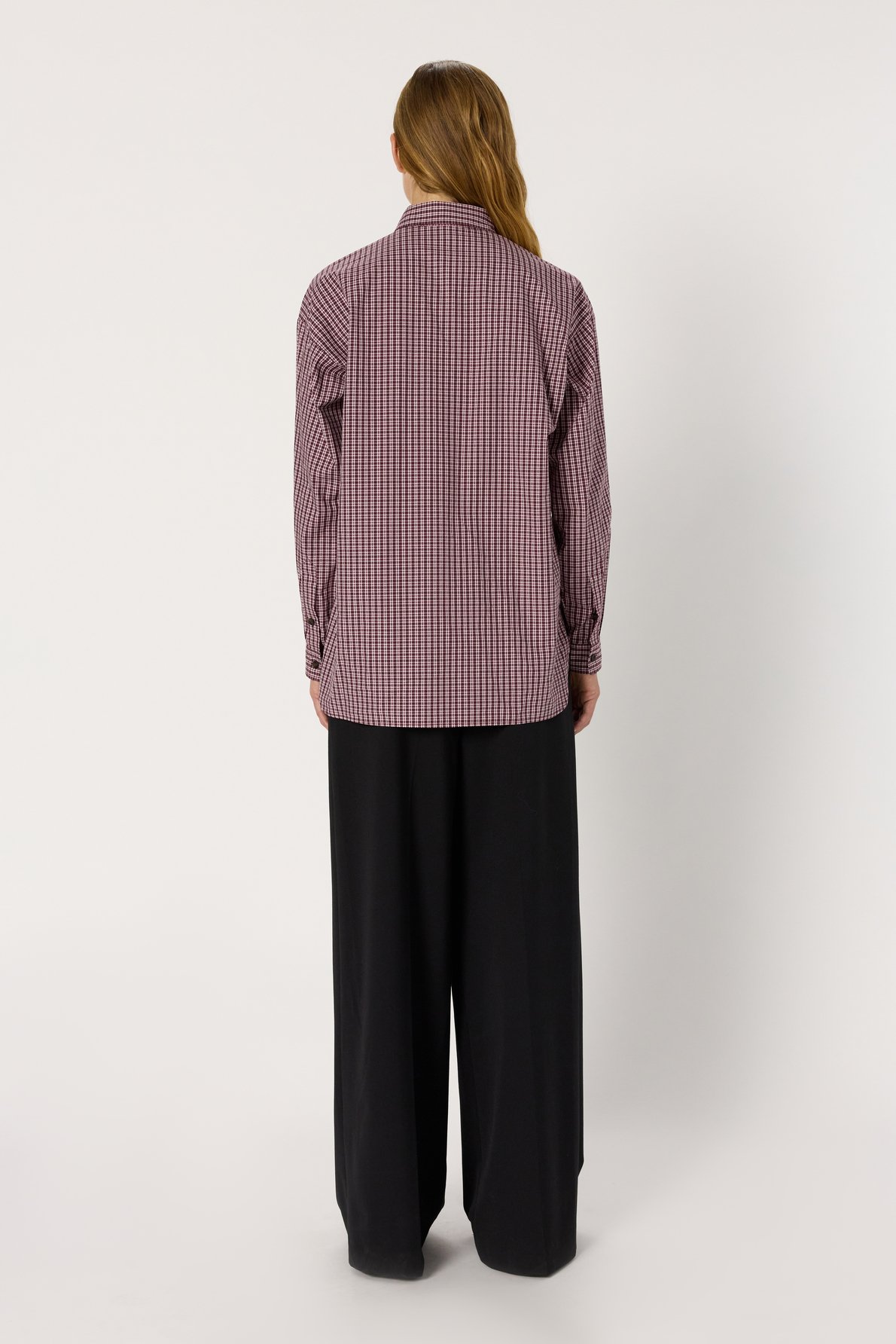 Chemise droite col classique en coton imprimé GERARD DAREL Rouge