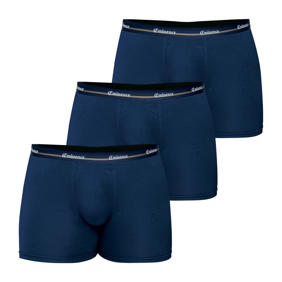 Boxers, pack of 3, large sizes EMINENCE Blue