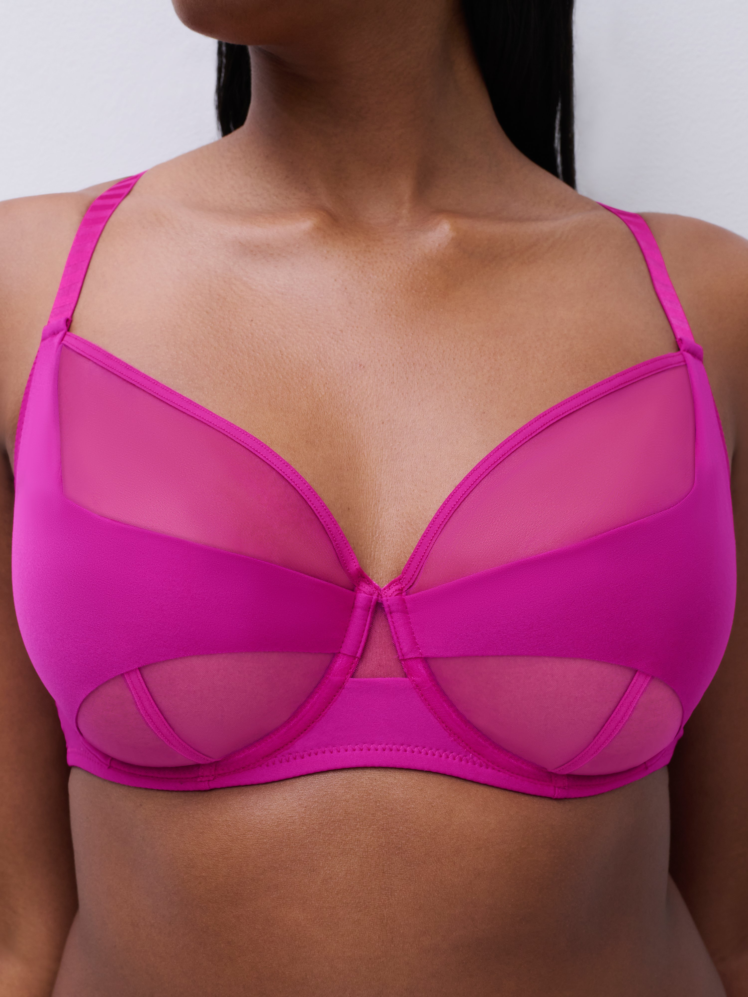 Full-cup bra CHANTELLE PULP Pink