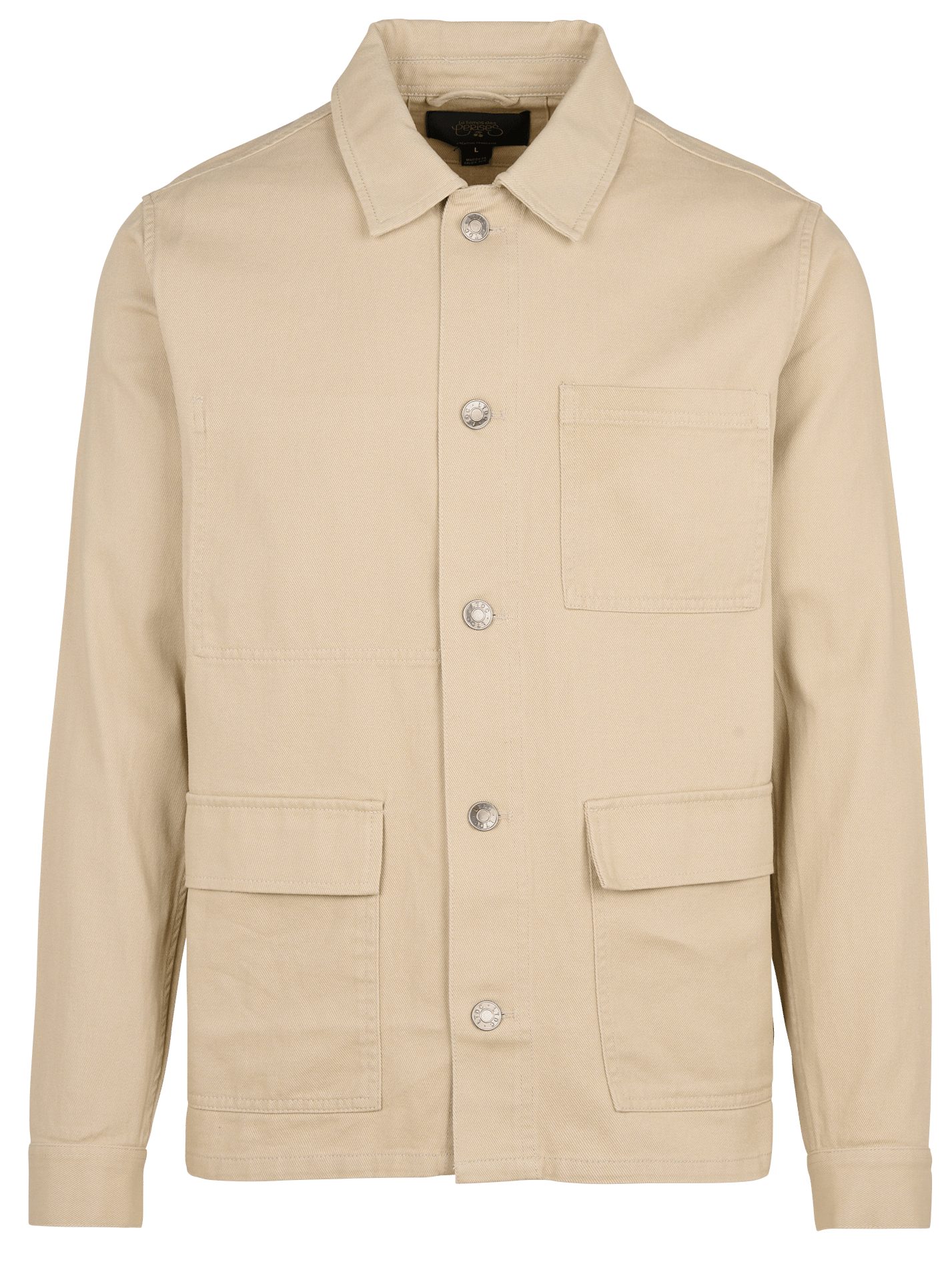 Recht, katoenen jasje LE TEMPS DES CERISES Grijs