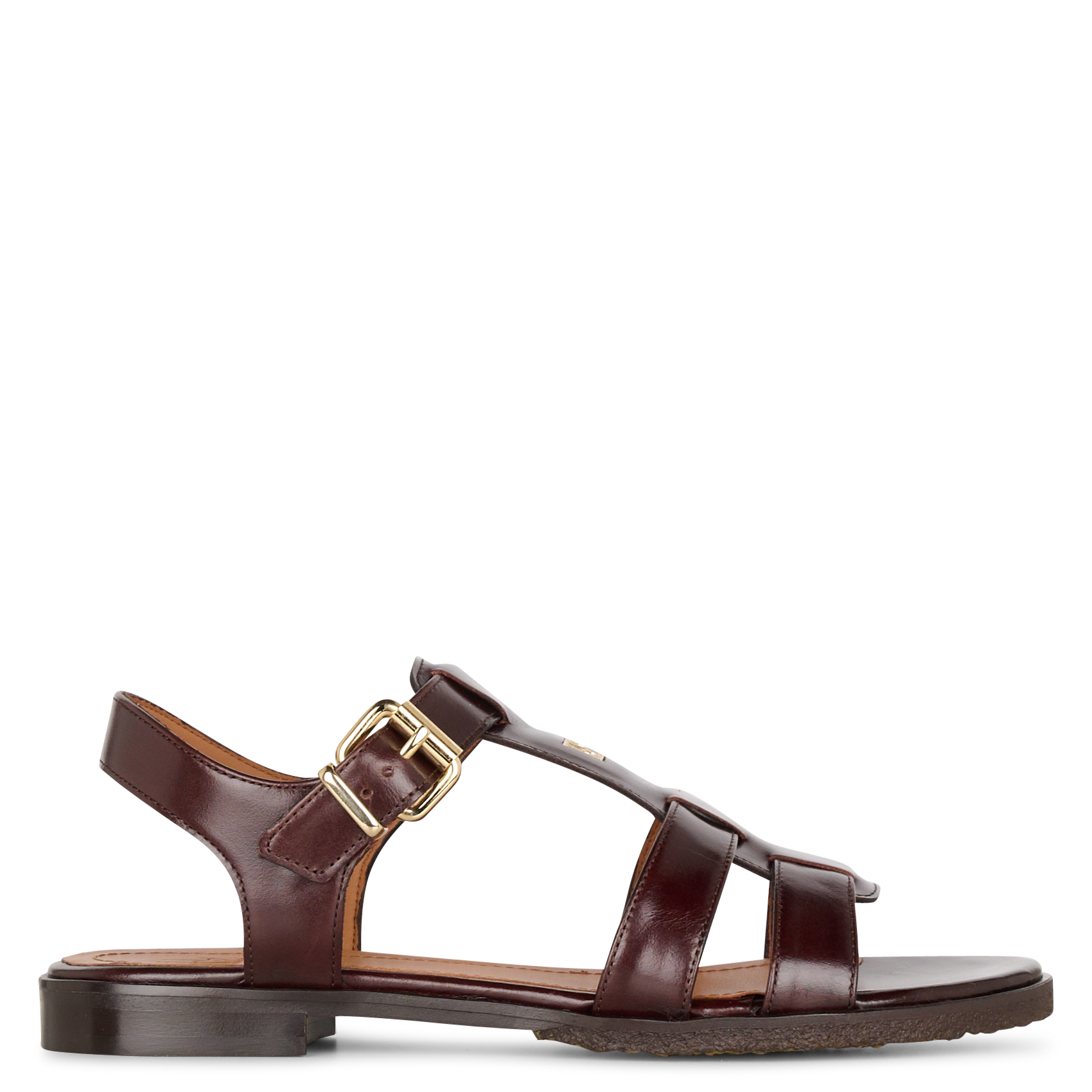 Riemchensandalen aus Leder BILLI BI Braun