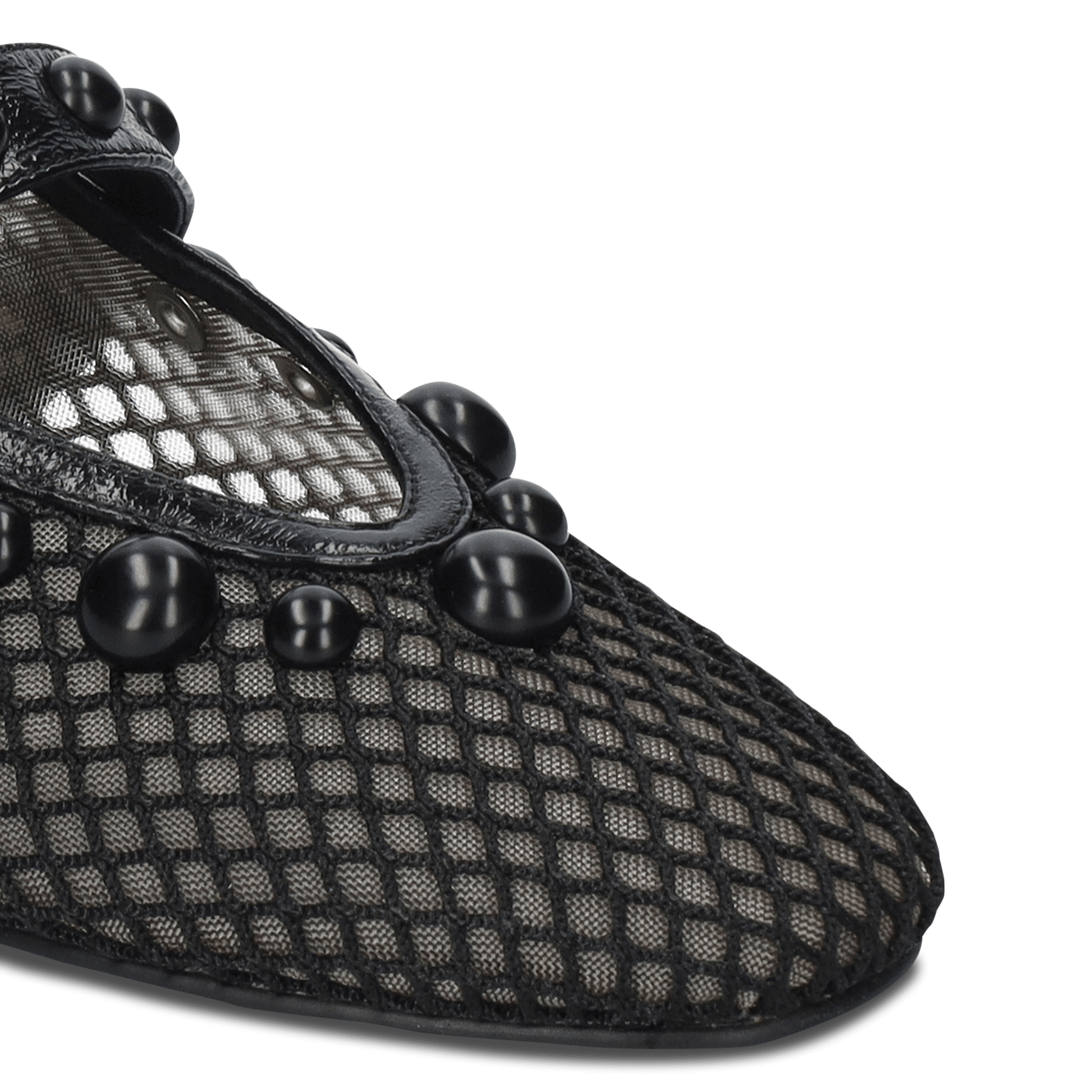 Ballerines plates à détails métalliques BIBI LOU Noir