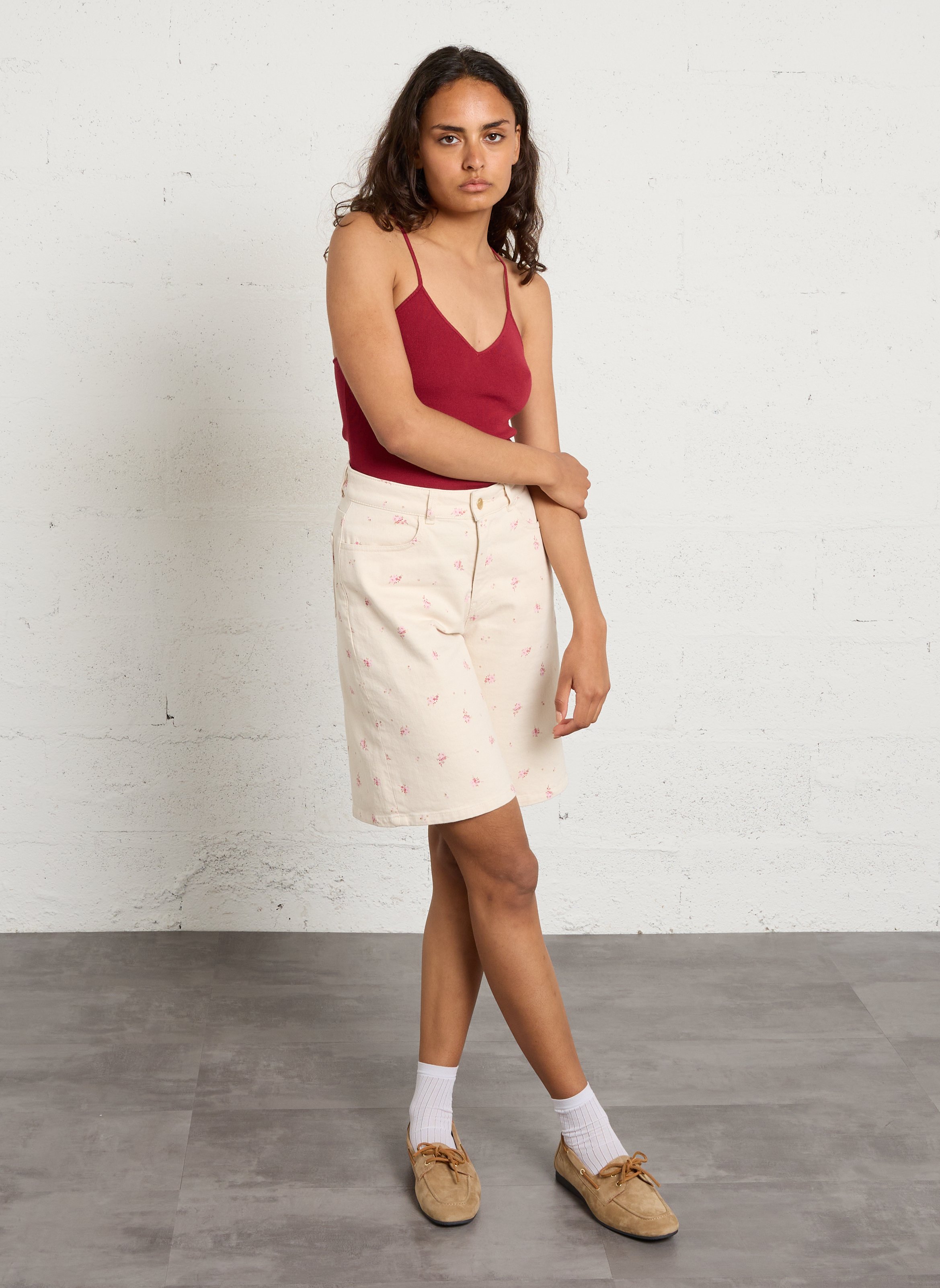 Mocassins en cuir VAGABOND Blanc