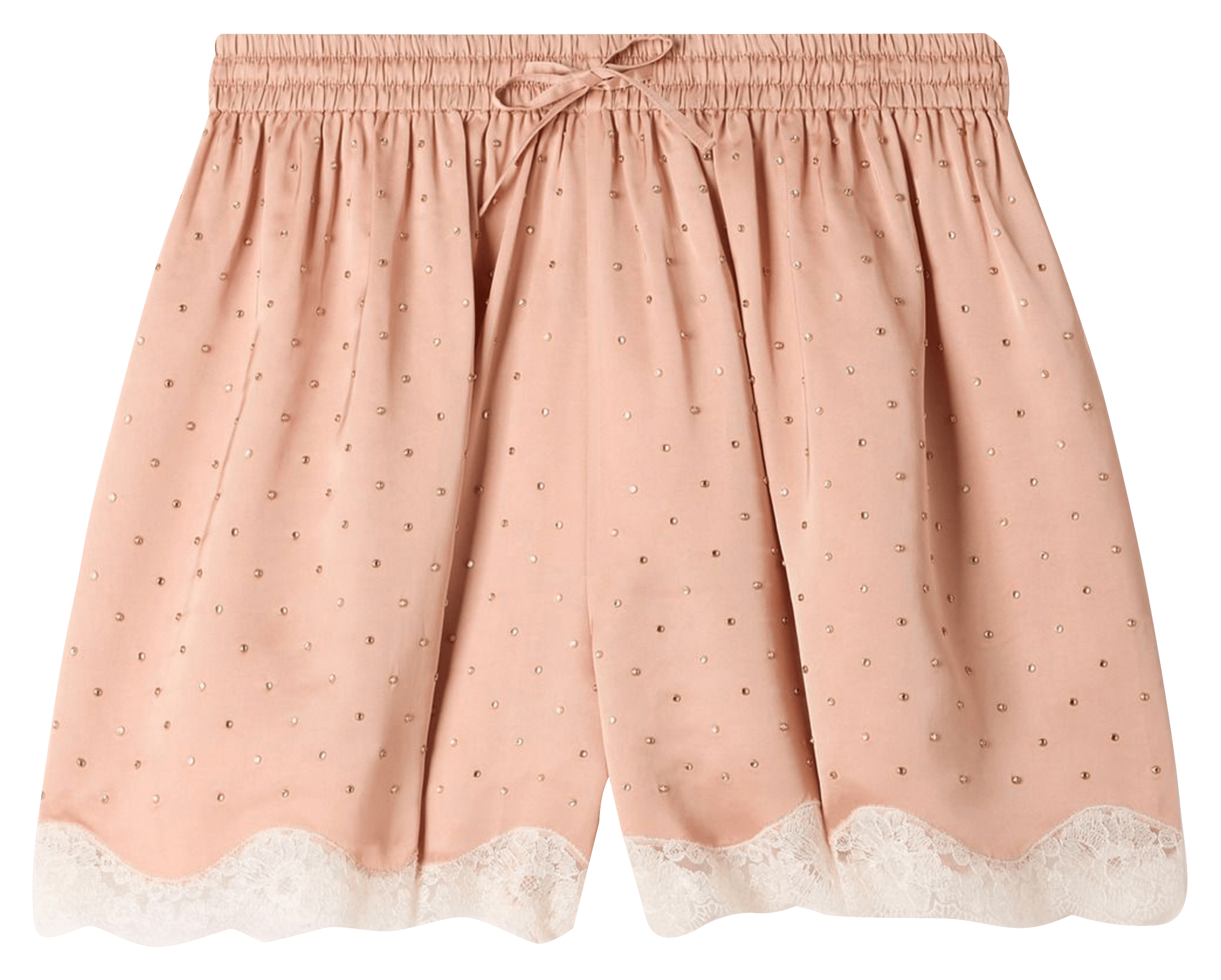 Strass shorts SANDRO Beige