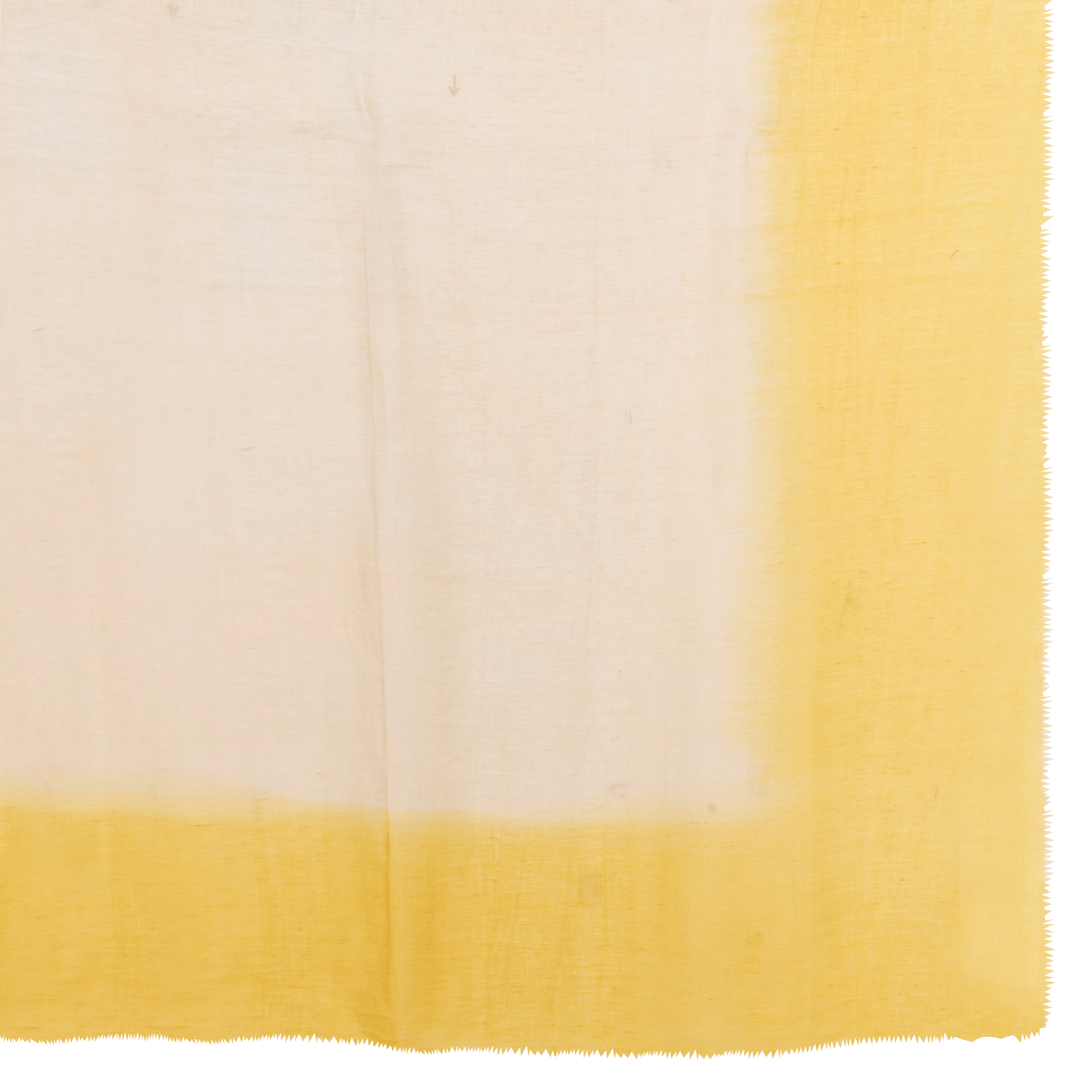 Foulard en lin mélangé LA FEE MARABOUTEE Jaune