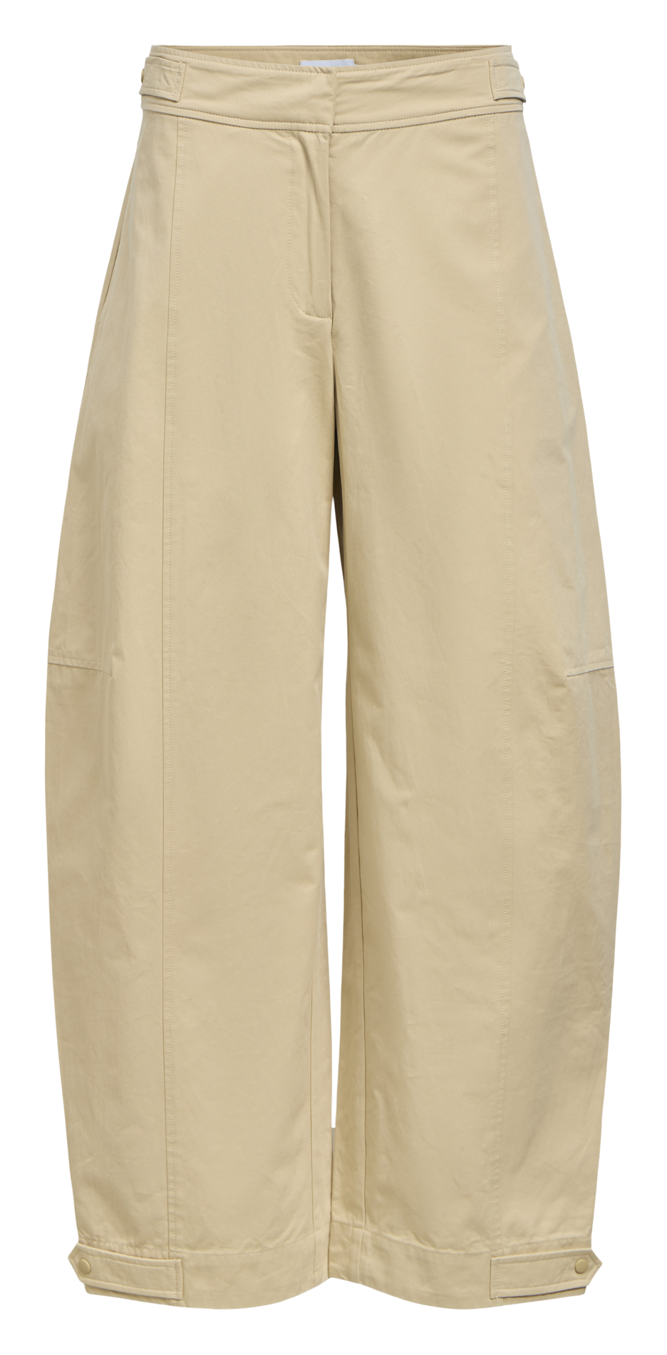 Pantalon barrel en coton OBJECT Marron