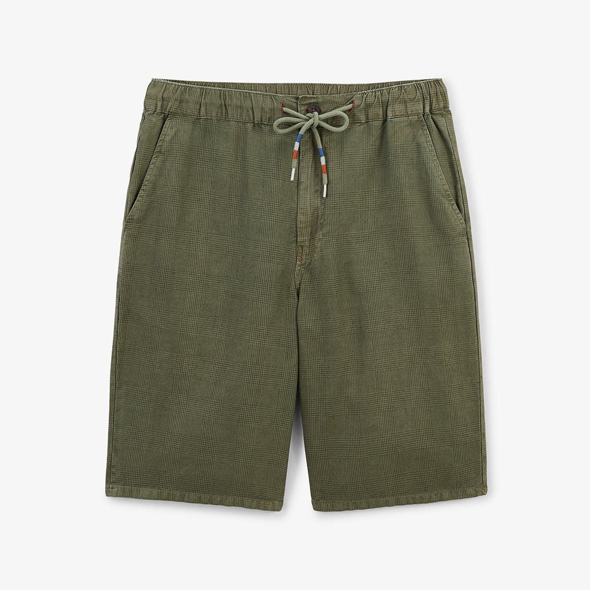 Bermuda in linen and cotton with a loose fit SERGE BLANCO Green