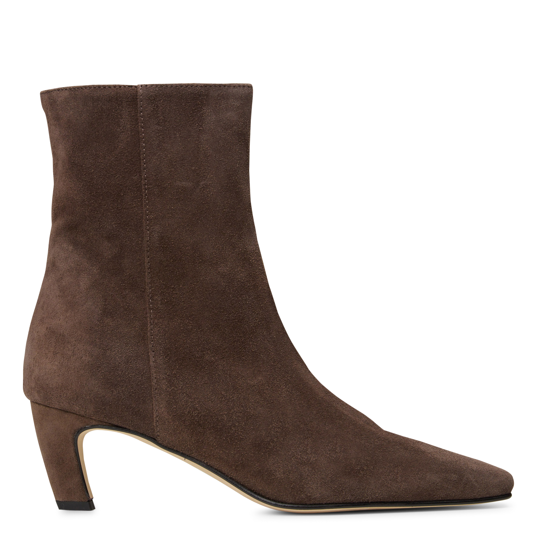 Bottines en cuir suédé ODARE Marron