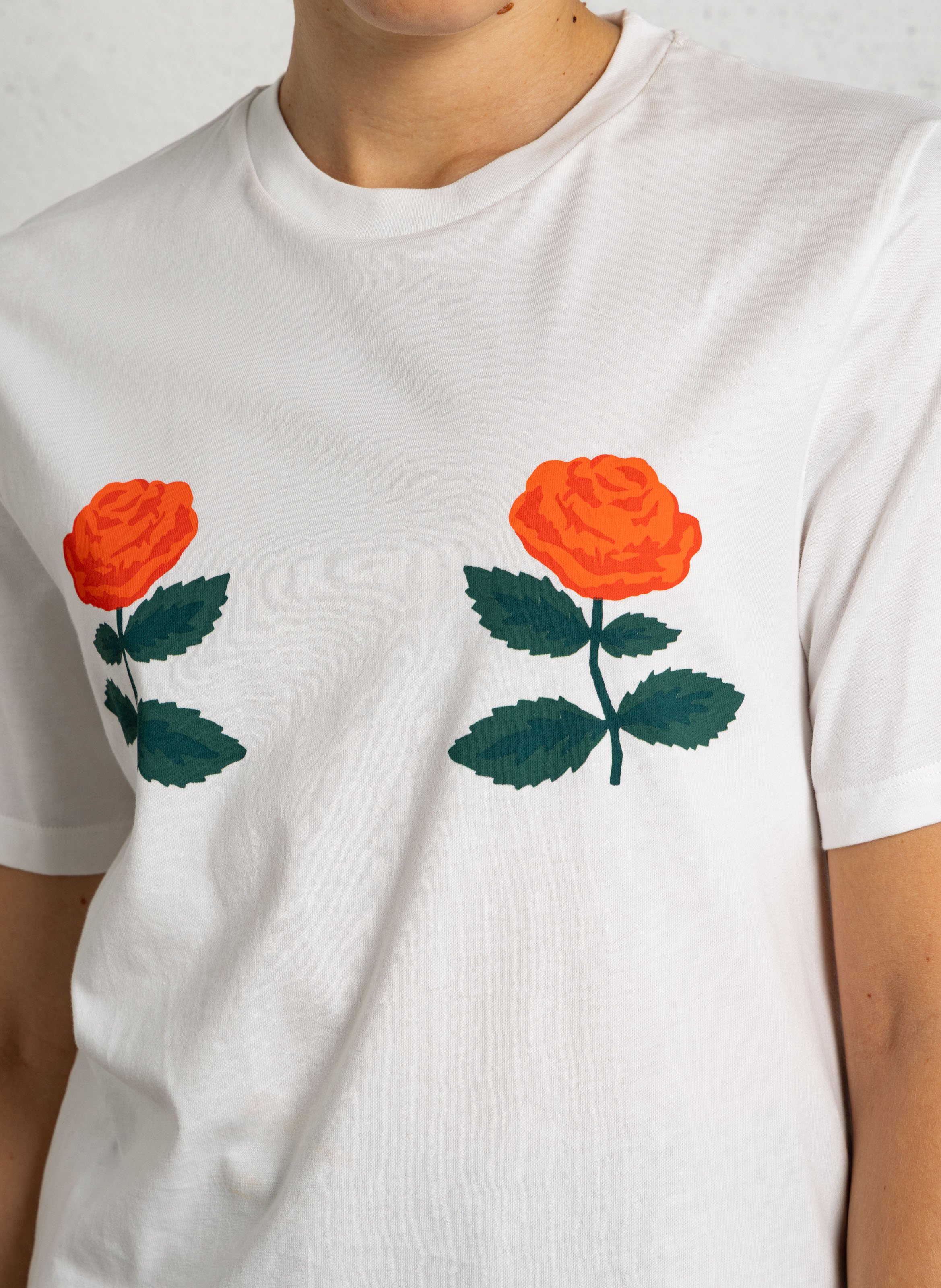 Tee-shirt col rond en coton THE TINY BIG SISTER Blanc