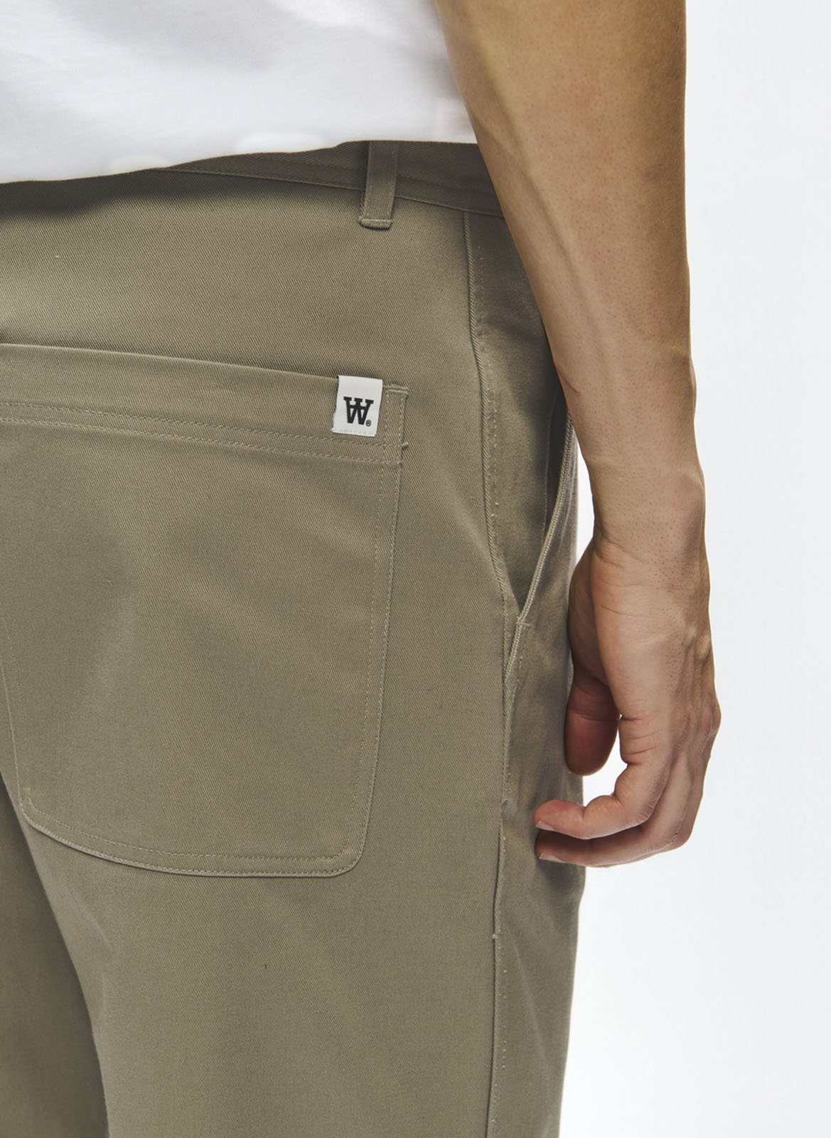 Pantalon droit en coton mélangé | Beige WOOD WOOD Homme